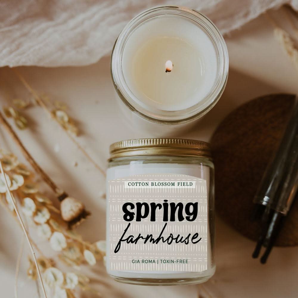 Gia Roma Candle Cotton Blossom Candle