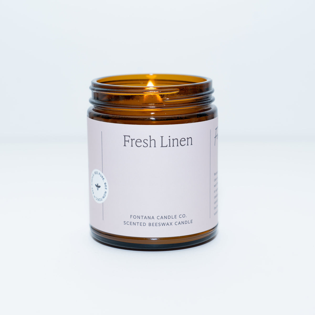 Fontana Candle Co Candles Fresh Linen Jar Candle