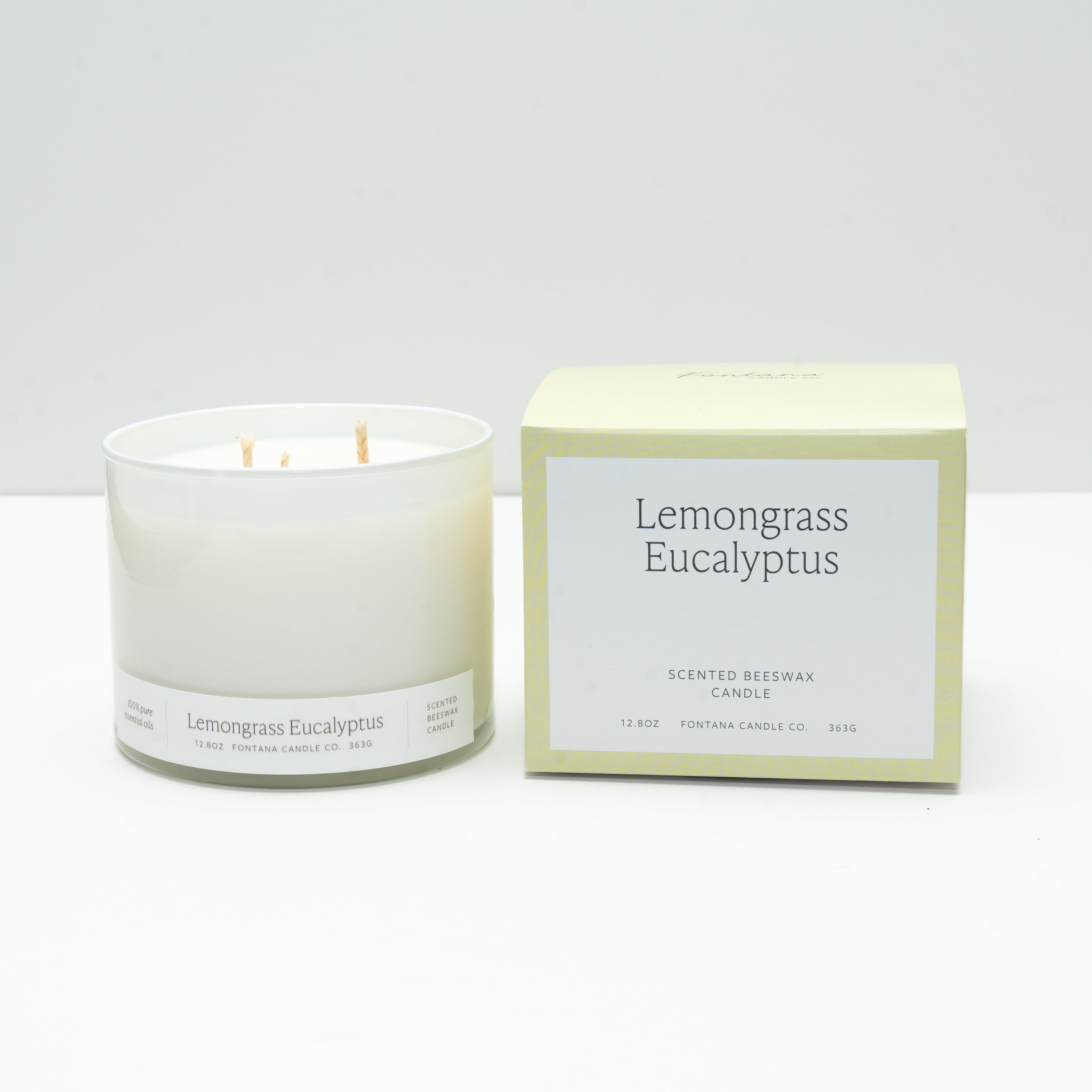 Lemongrass Eucalyptus 3-Wick Candle