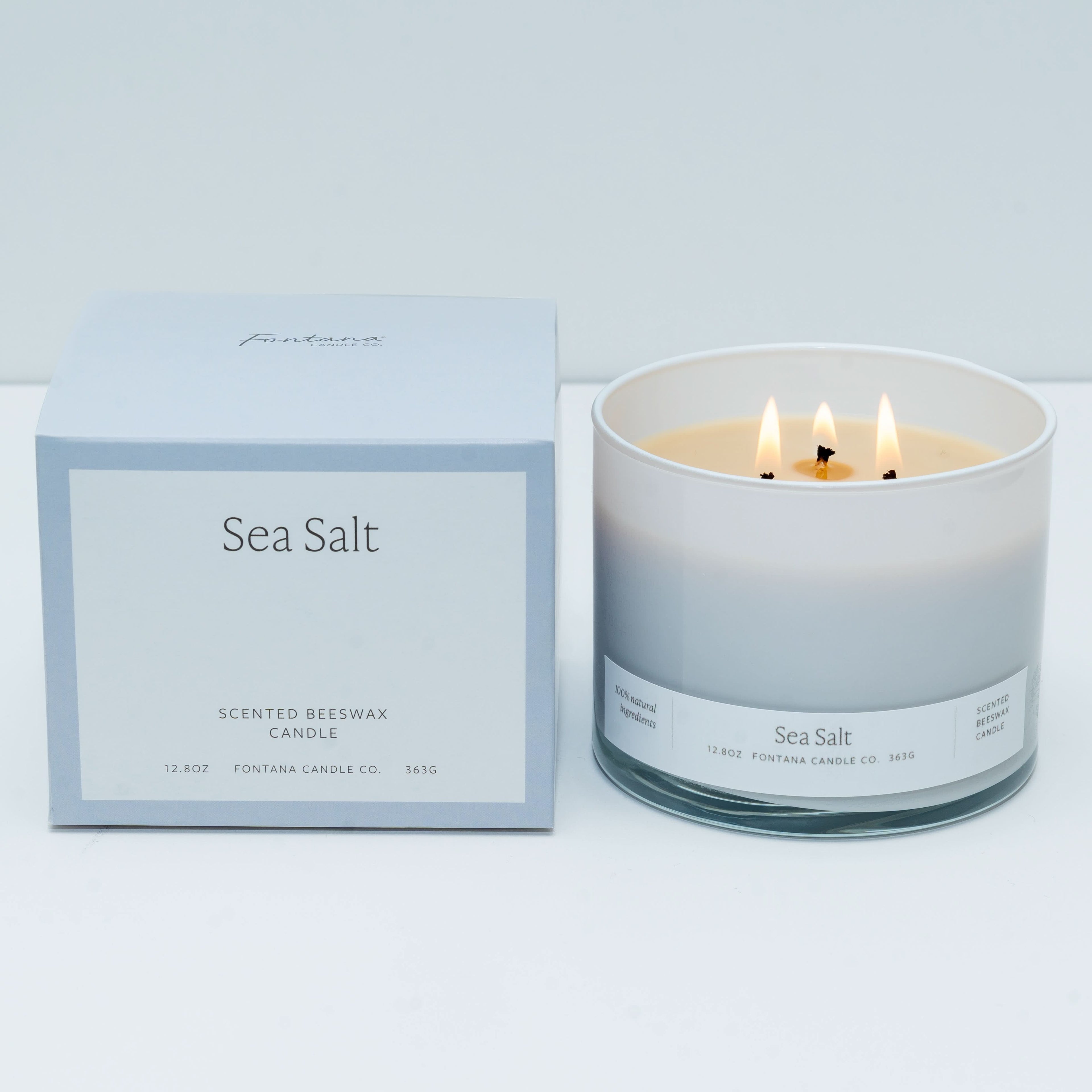 Sea Salt 3-Wick Candle - My American Goods