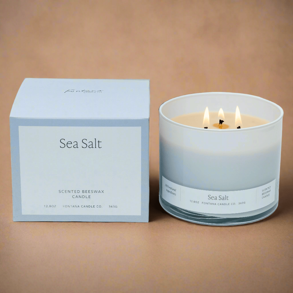 Fontana Candle Co Candles Sea Salt 3-Wick Candle