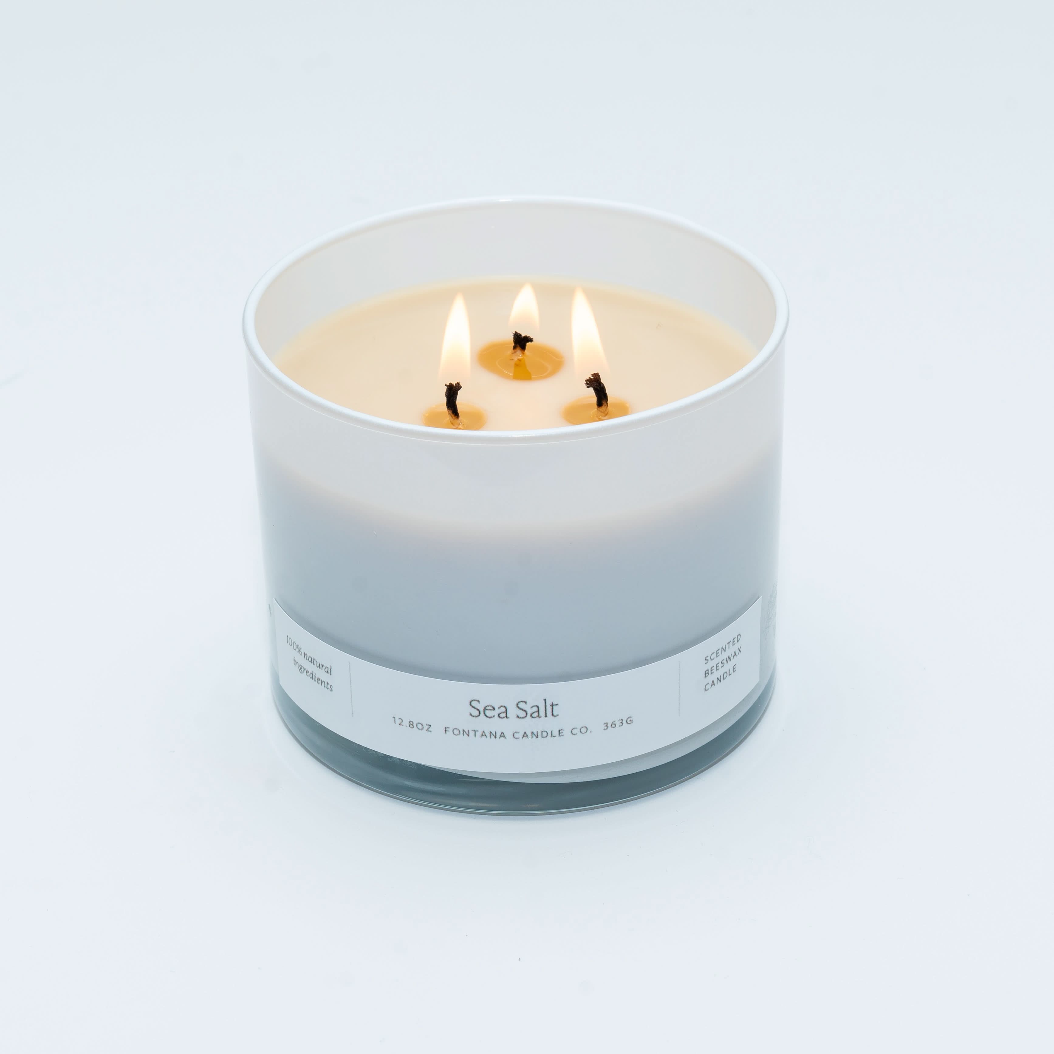 Sea Salt 3-Wick Candle - My American Goods