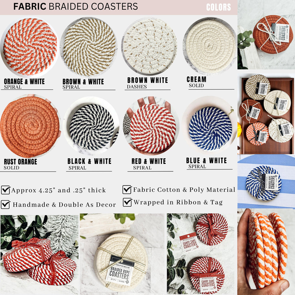 Fall Fabric Coasters - My American Goods