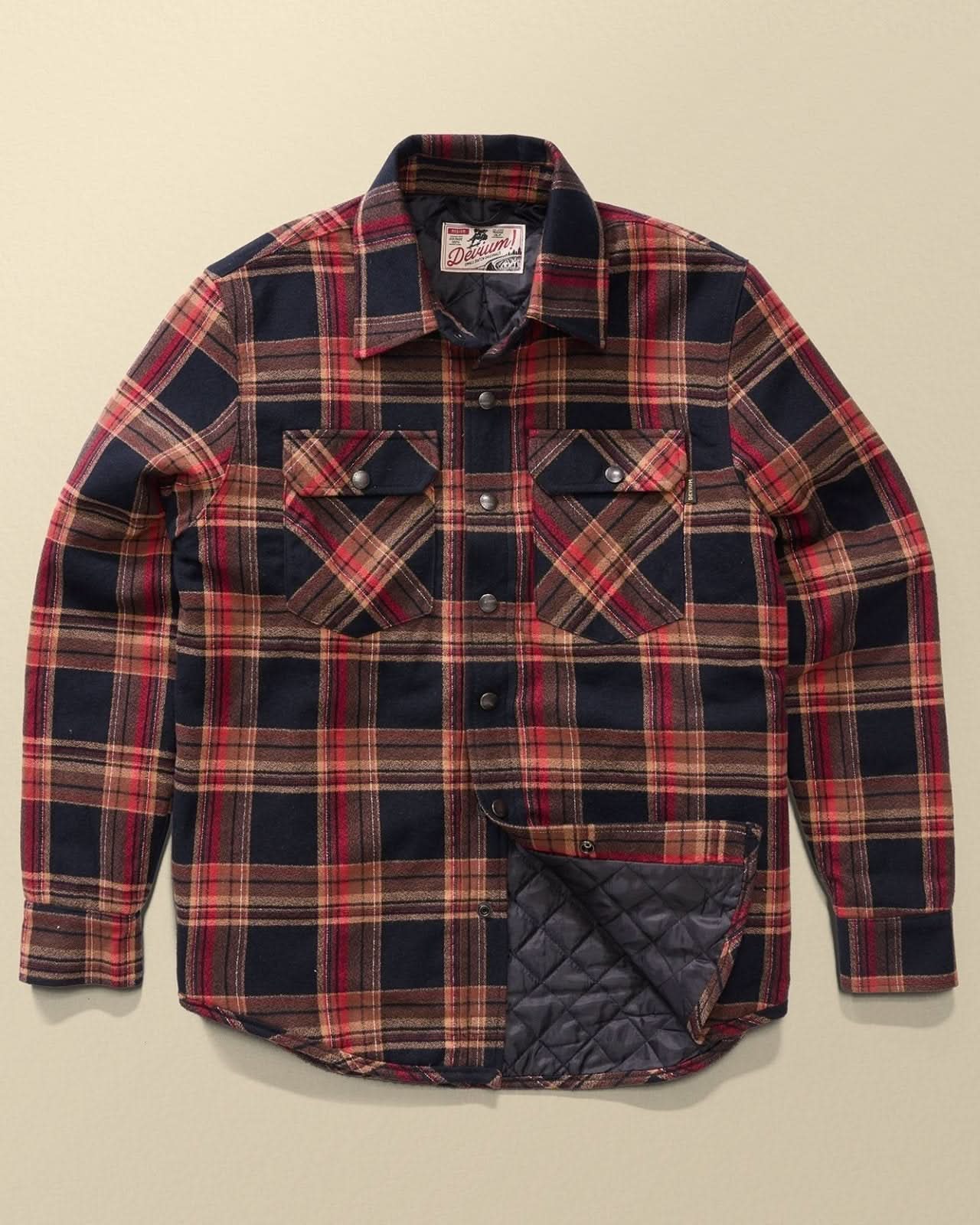 Stampede Quilt Lined Flannel Jacket - My American Goods