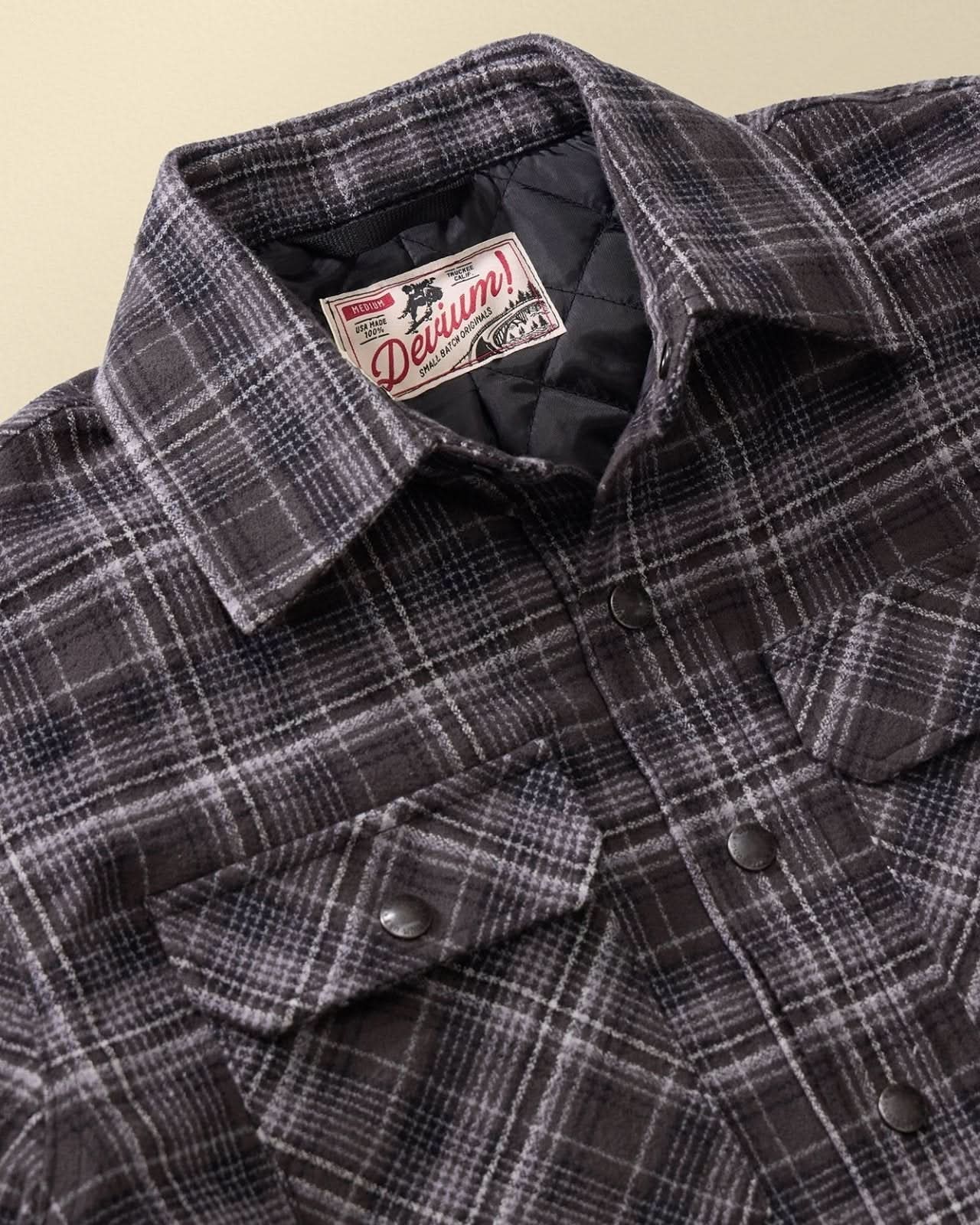 Stampede Quilt Lined Flannel Jacket - My American Goods