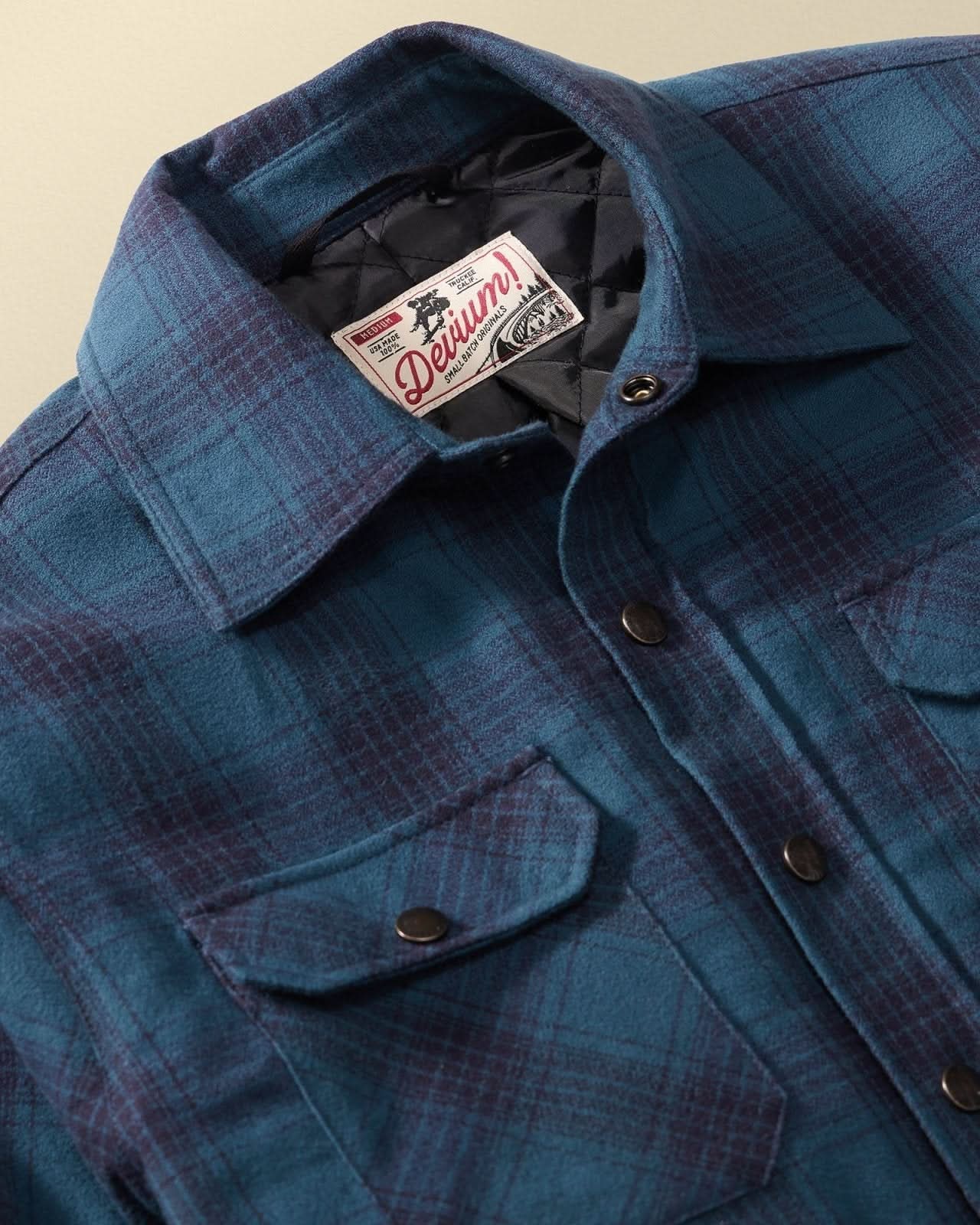 Stampede Quilt Lined Flannel Jacket - My American Goods