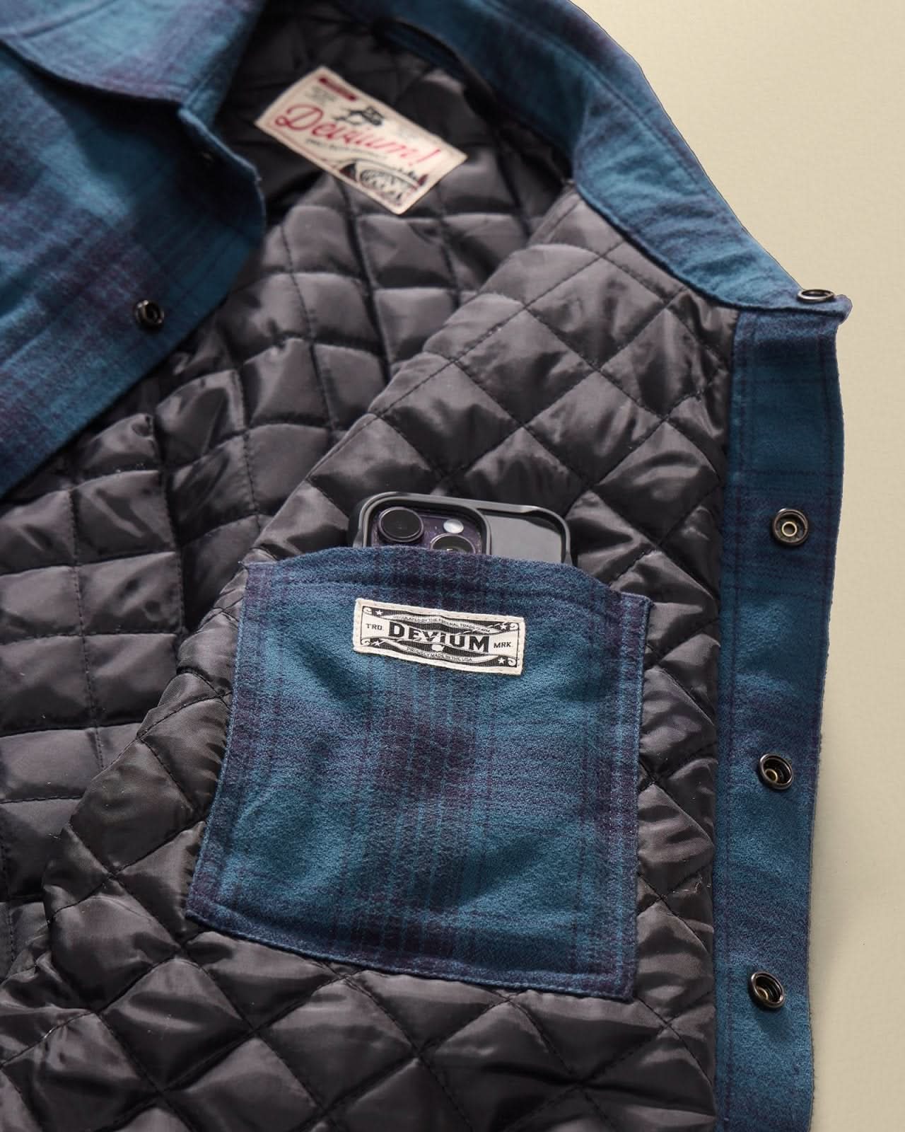 Stampede Quilt Lined Flannel Jacket - My American Goods