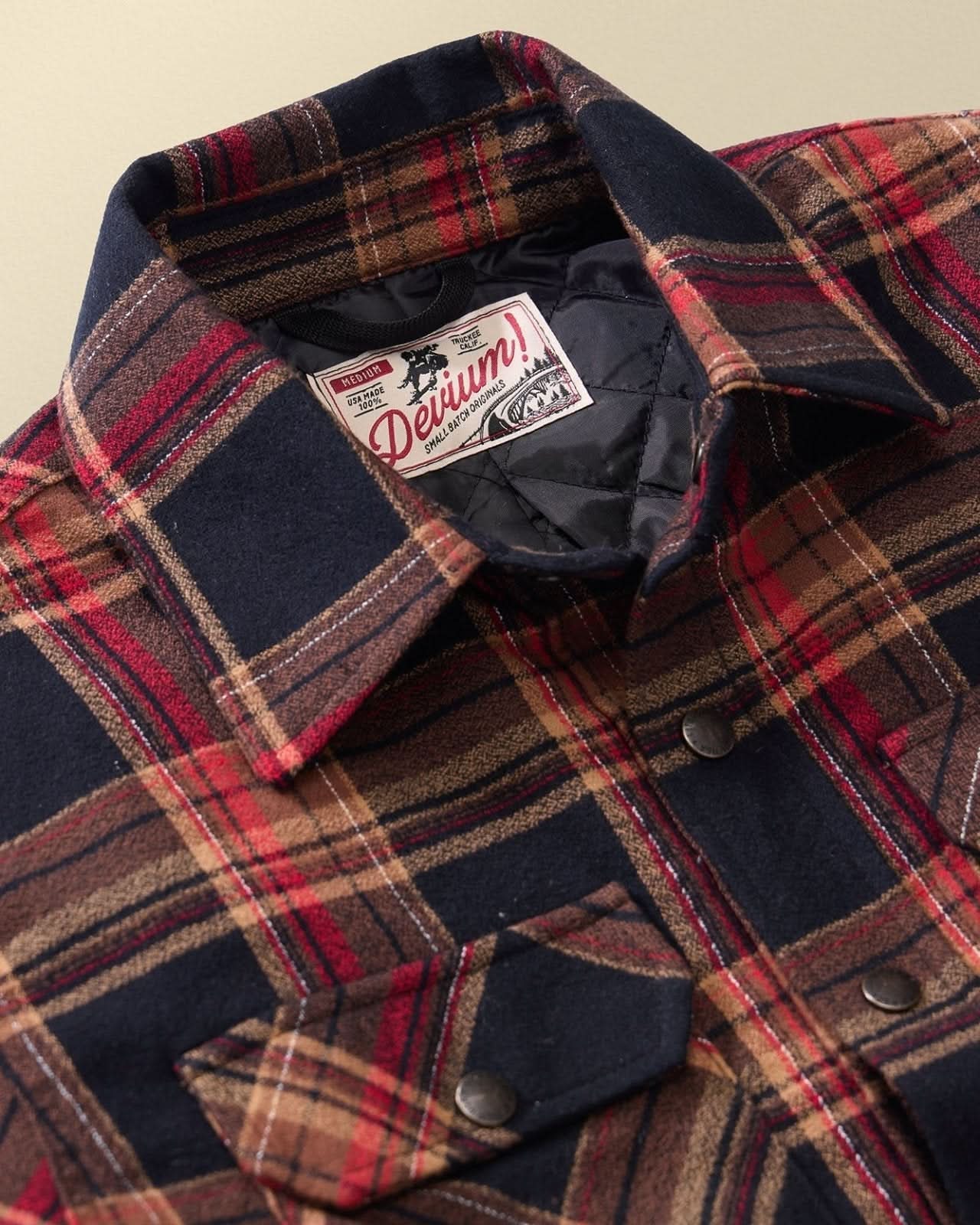 Stampede Quilt Lined Flannel Jacket - My American Goods
