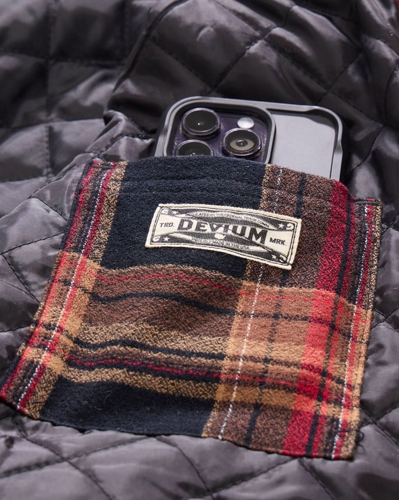 Stampede Quilt Lined Flannel Jacket - My American Goods