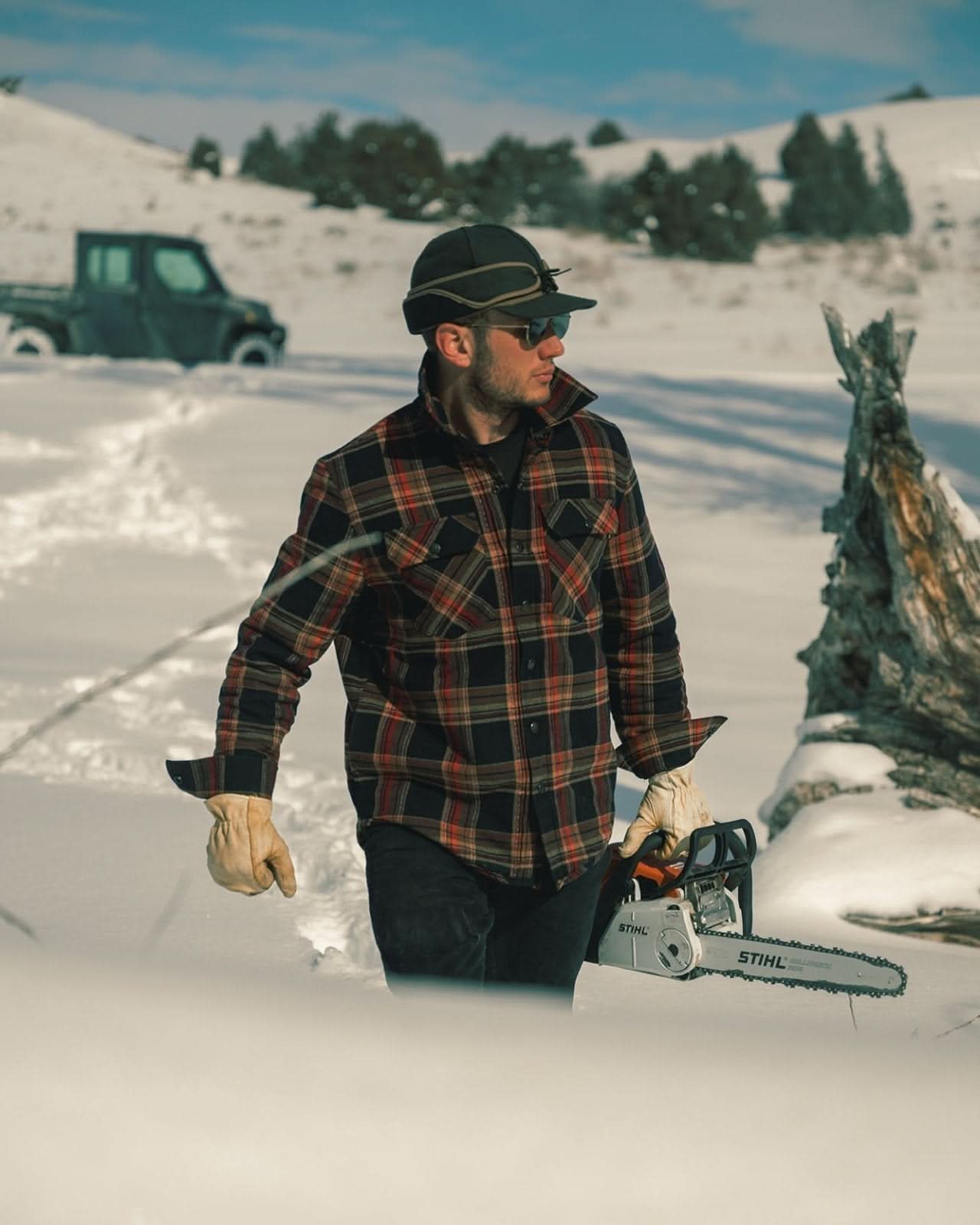 Stampede Quilt Lined Flannel Jacket - My American Goods