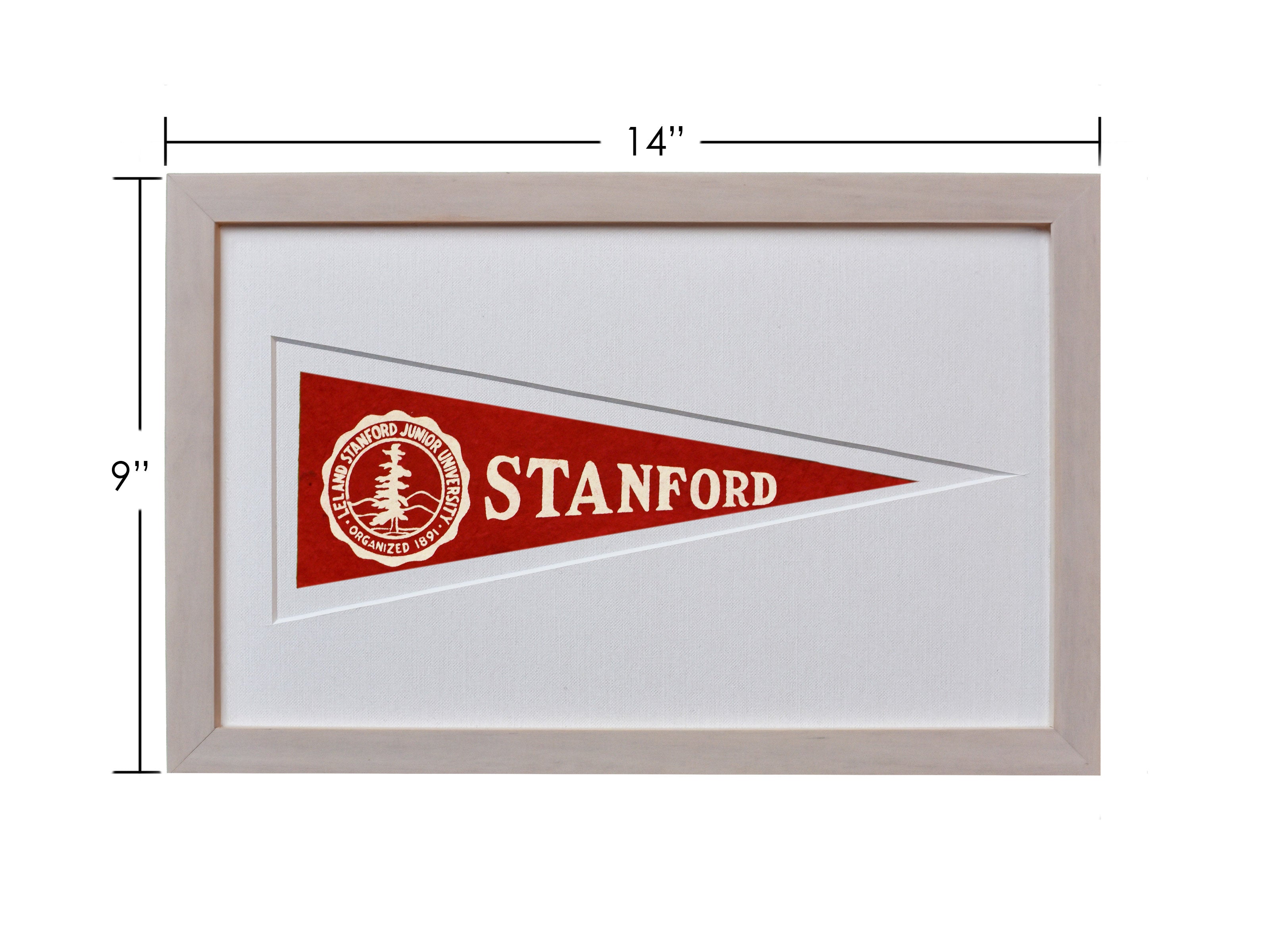 Vintage Stanford University Hormel Pennant
