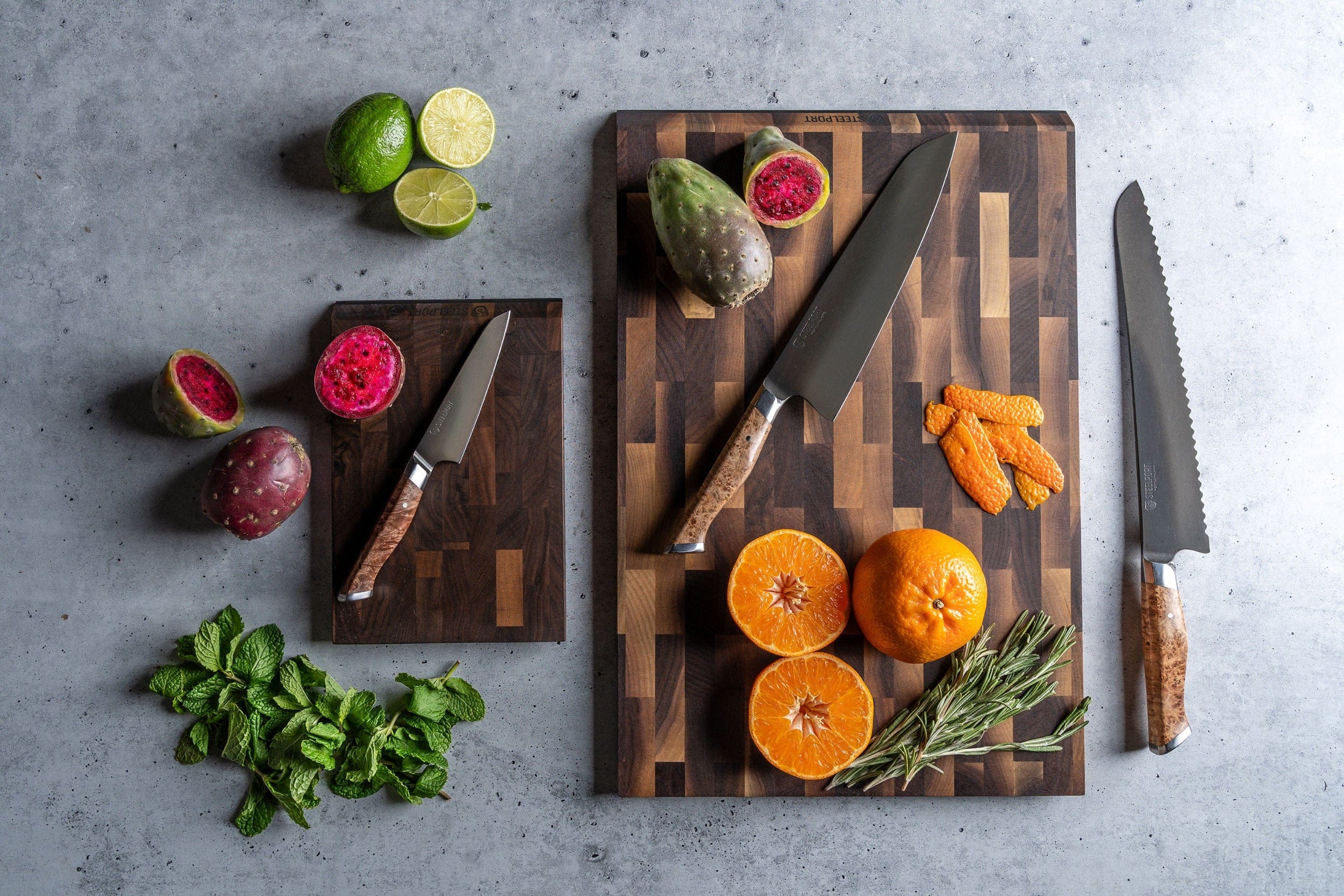 STEELPORT Knife Co. Set Signature Knife & Board Set