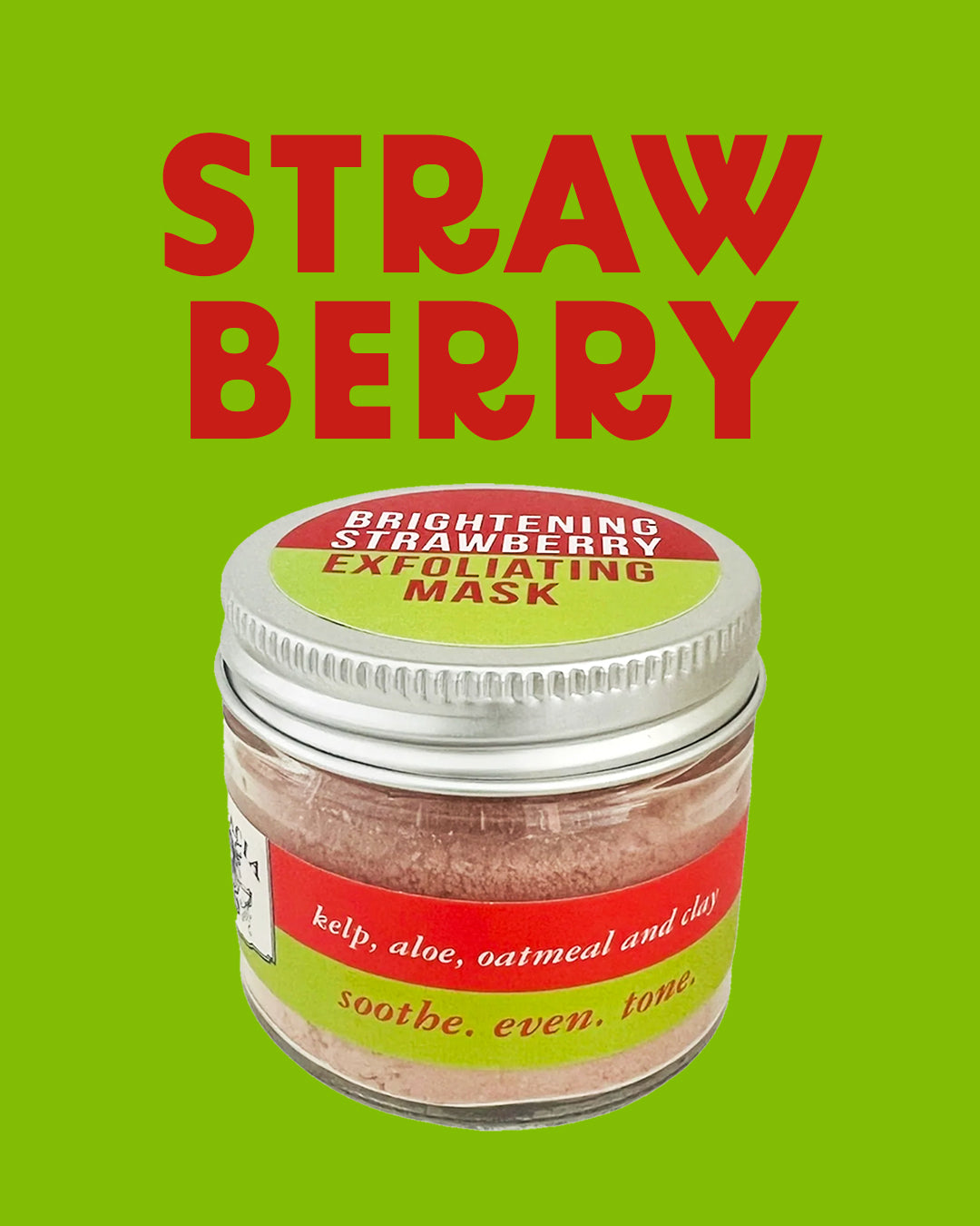 Brightening Strawberry Exfoliating Clay Mask