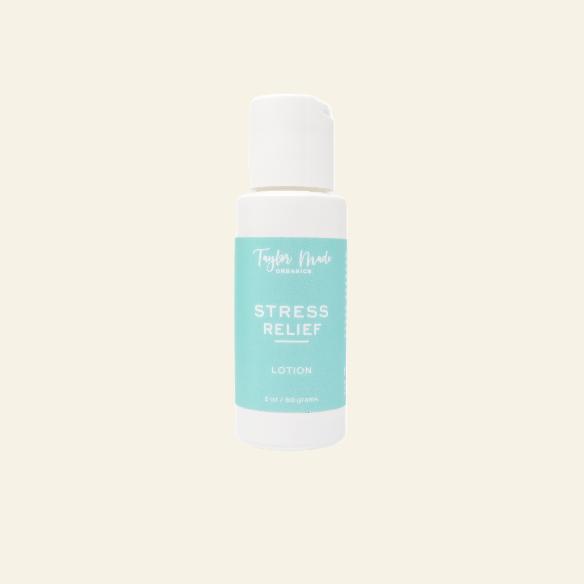 Taylor Made Organics therapeutic lotion 2oz Stress Relief Organic Lotion | lightweight + non-greasy