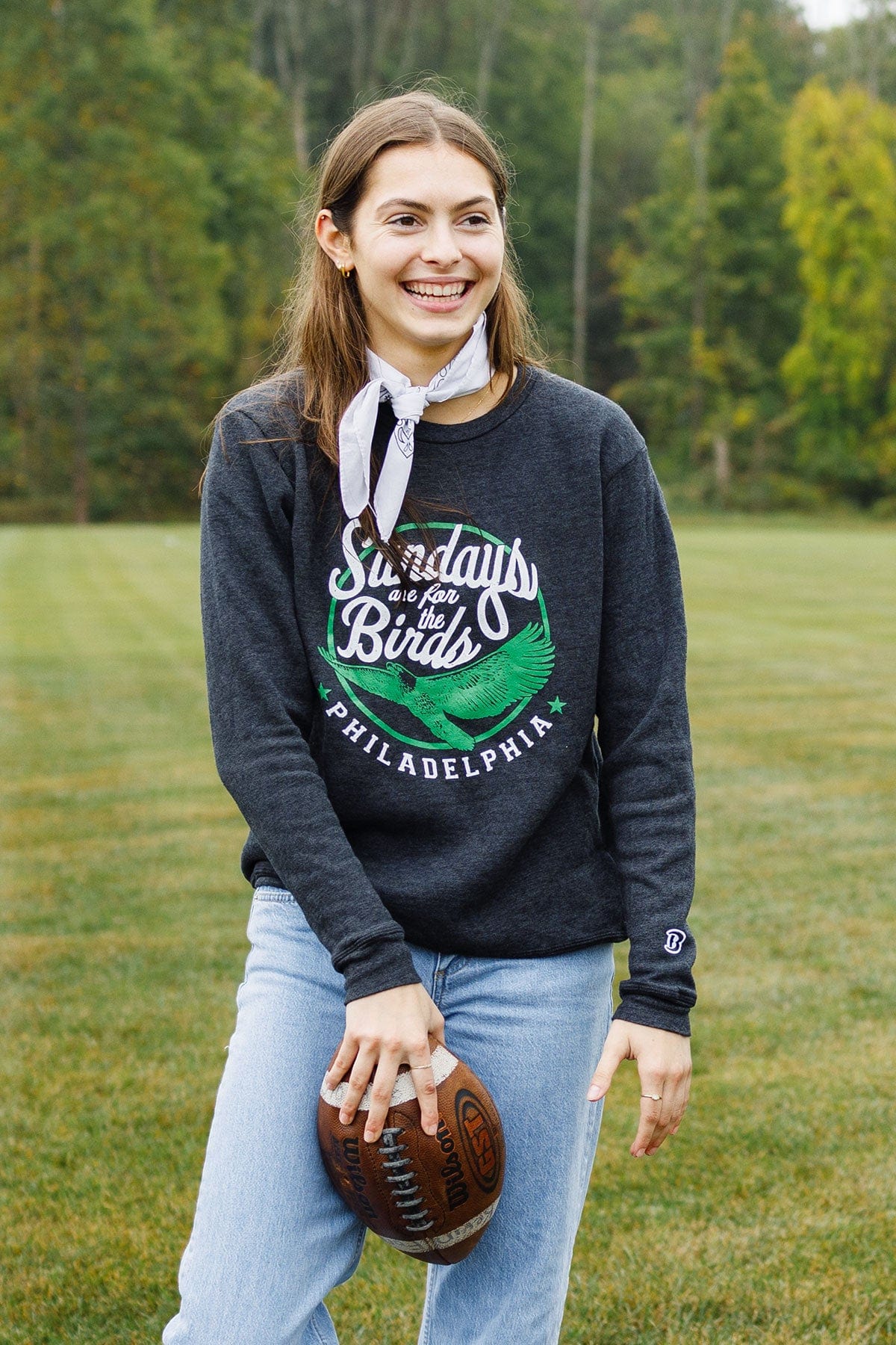 Boathouse unisex crew neck sweatshirt Sunday Are For The Birds Unisex Classic Sweatshirt