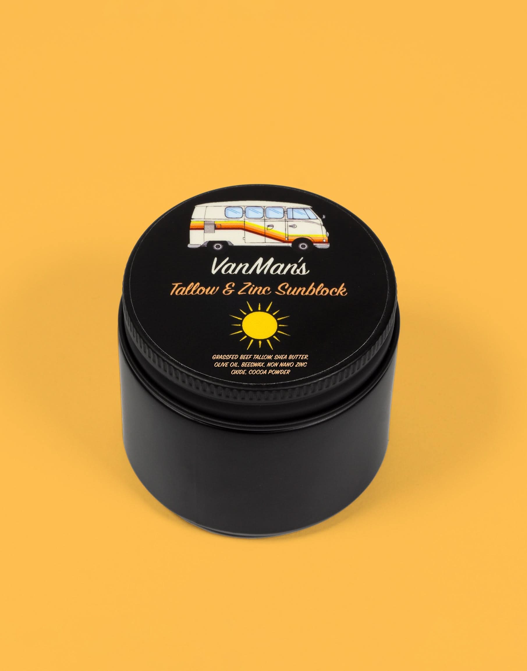 VanMan’s Tallow & Zinc SunBlock - 2 oz - My American Goods