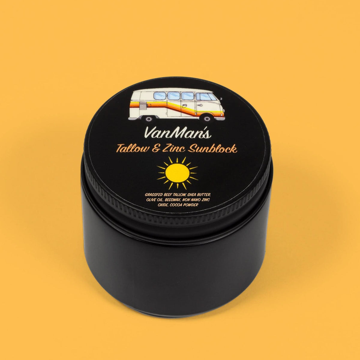 VanMan VanMan’s Tallow & Zinc SunBlock - 2 oz