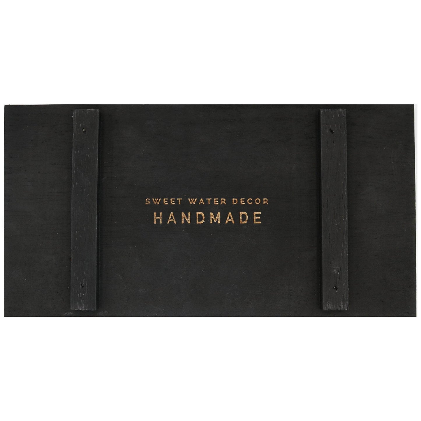 Black Rectangular Wood Tray - My American Goods