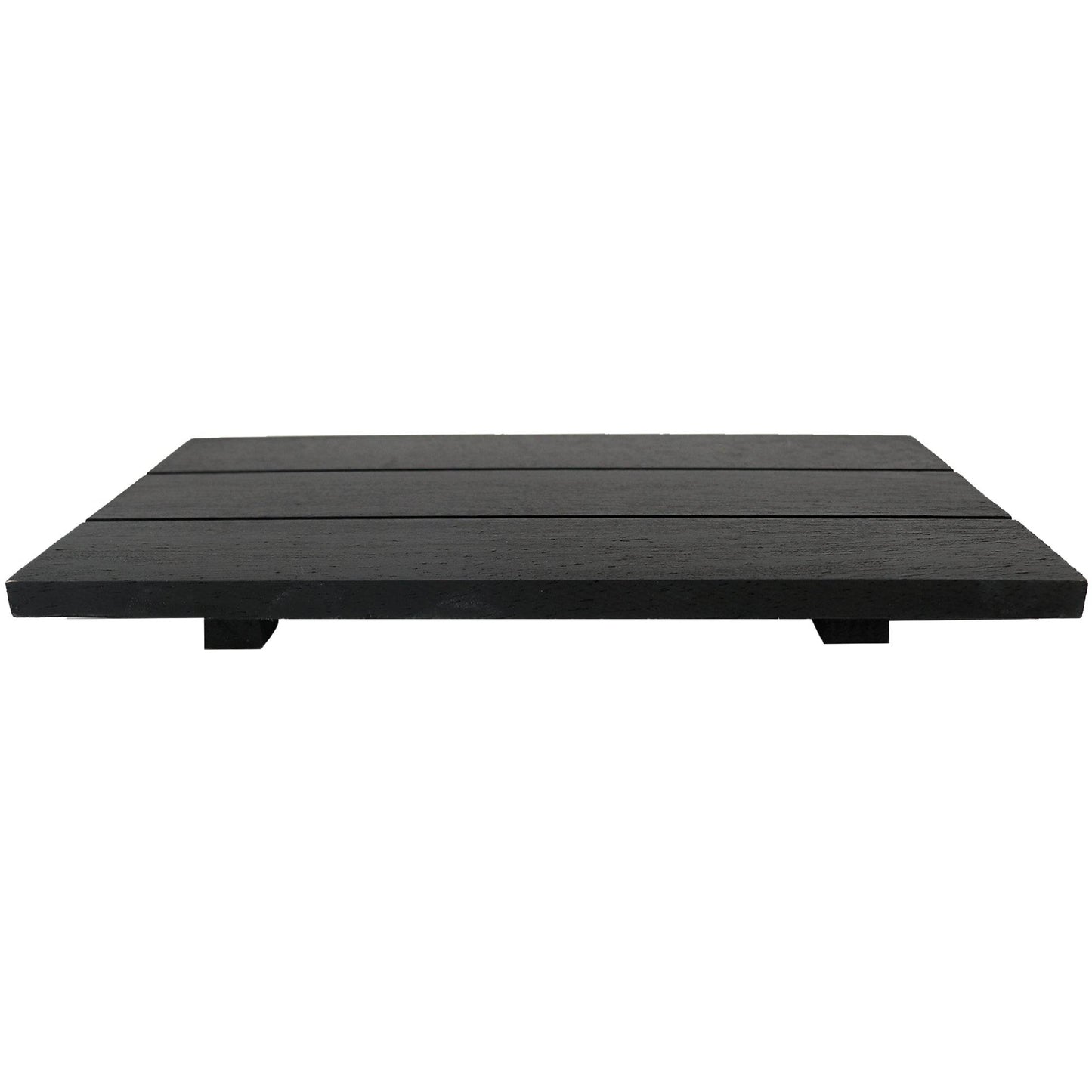 Black Rectangular Wood Tray - My American Goods