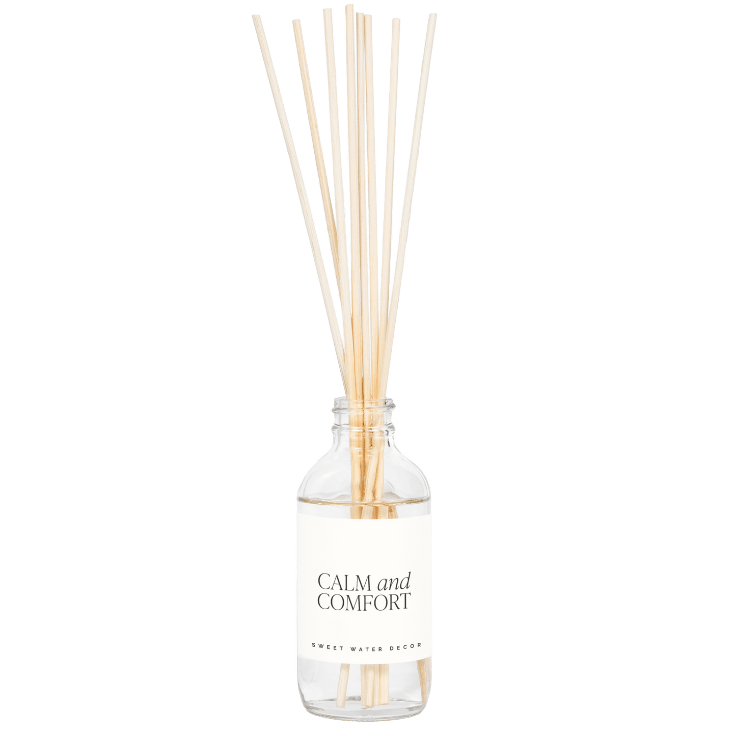 Calm and Comfort Clear Reed Diffuser - My American Goods