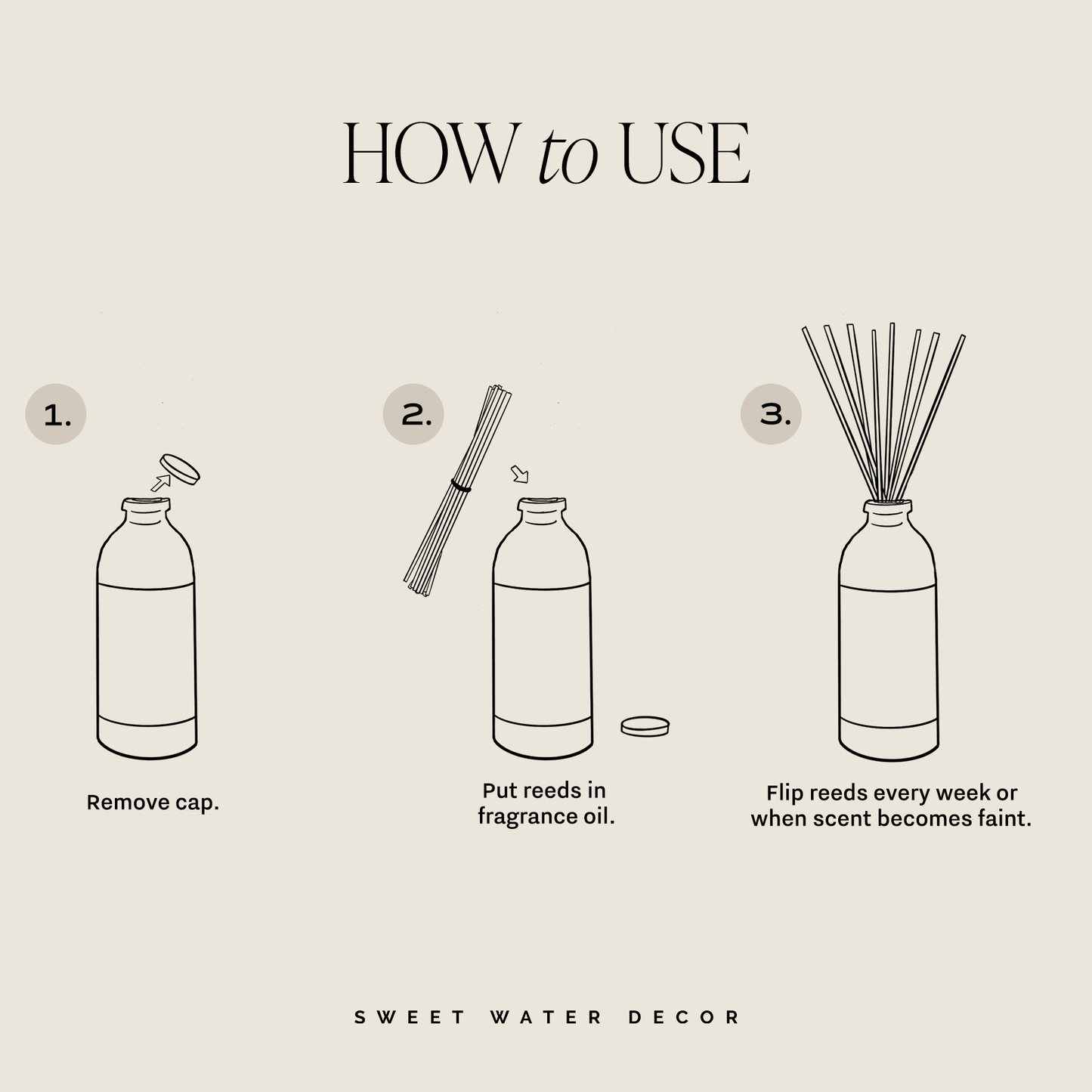 Calm and Comfort Clear Reed Diffuser - My American Goods