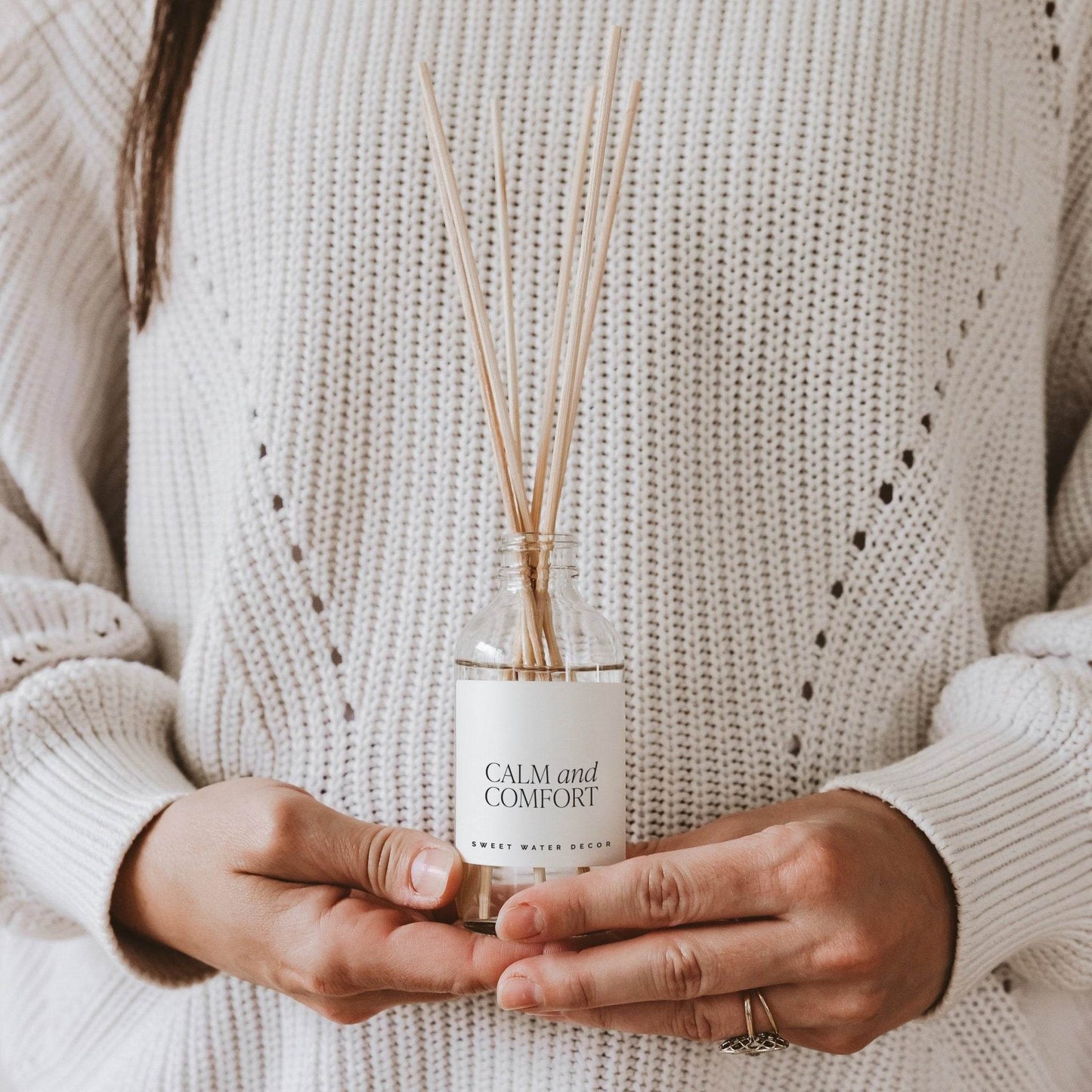 Calm and Comfort Clear Reed Diffuser - My American Goods