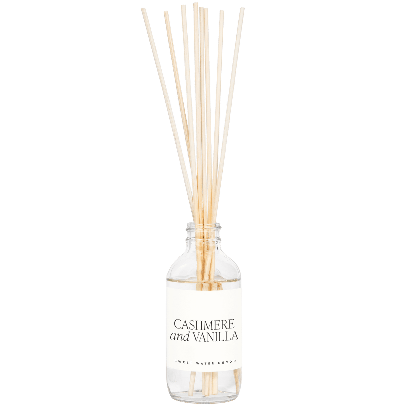 Cashmere and Vanilla Clear Reed Diffuser - My American Goods