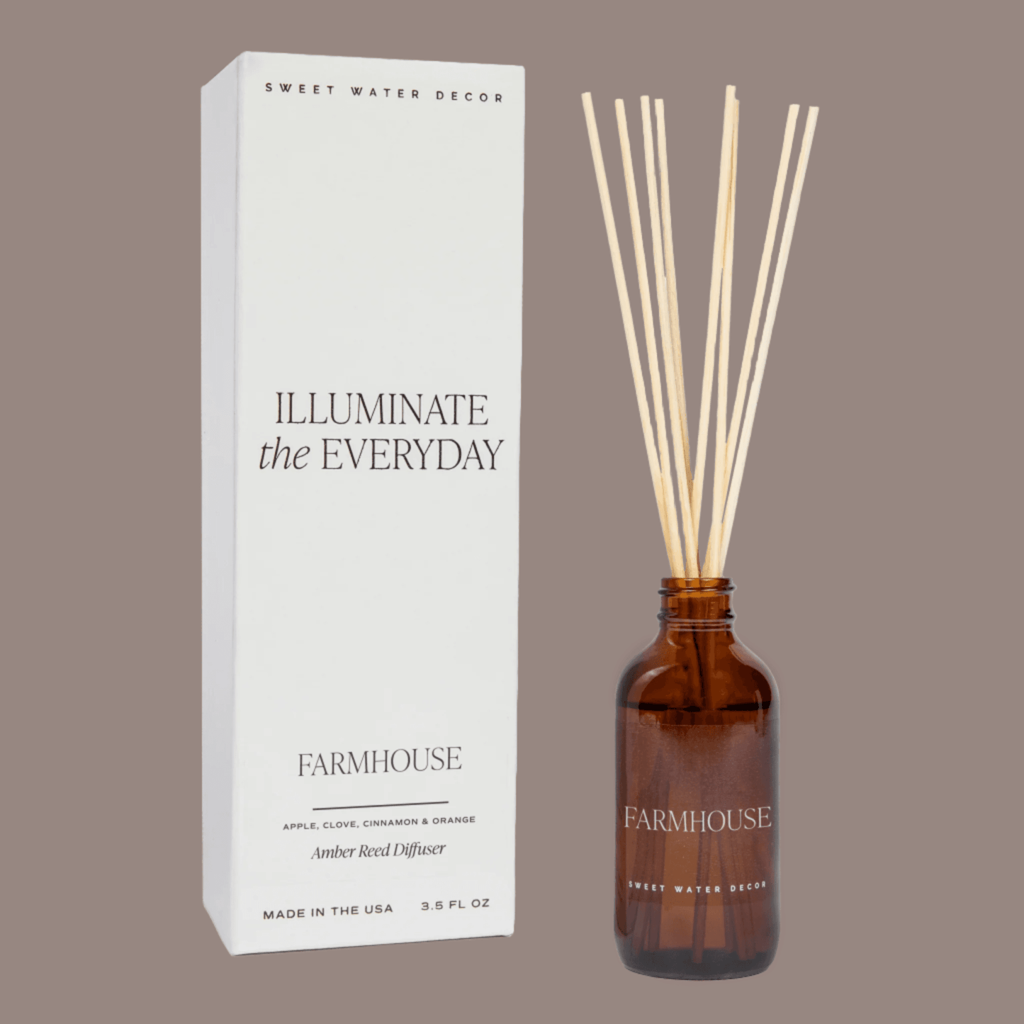 Farmhouse Amber Reed Diffuser - My American Goods