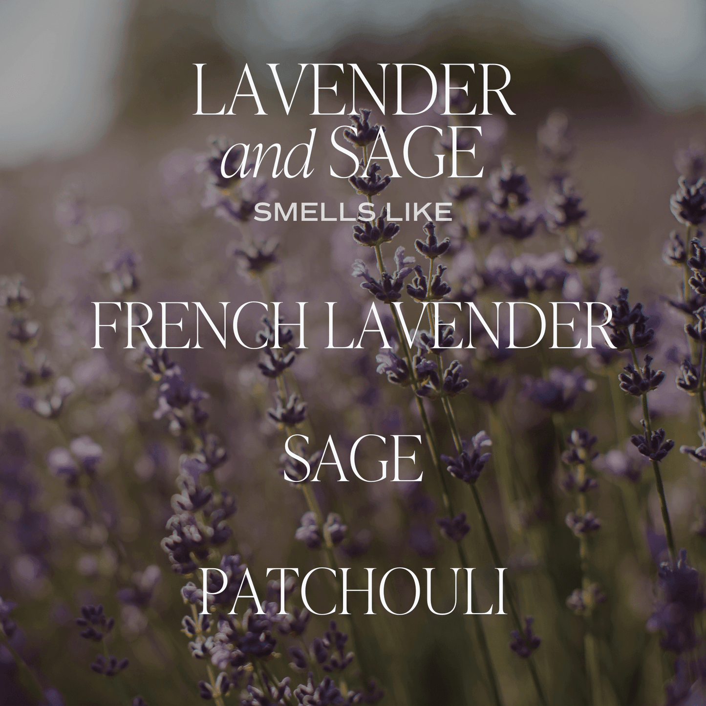 Lavender and Sage Clear Reed Diffuser - My American Goods
