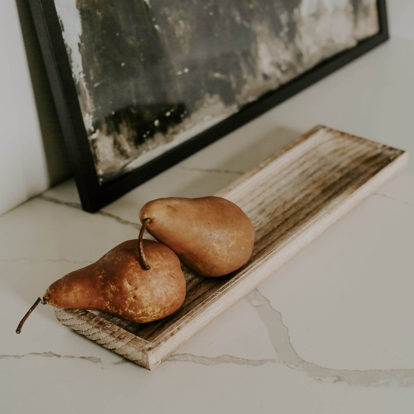 Rustic Rectangular Wood Tray - My American Goods