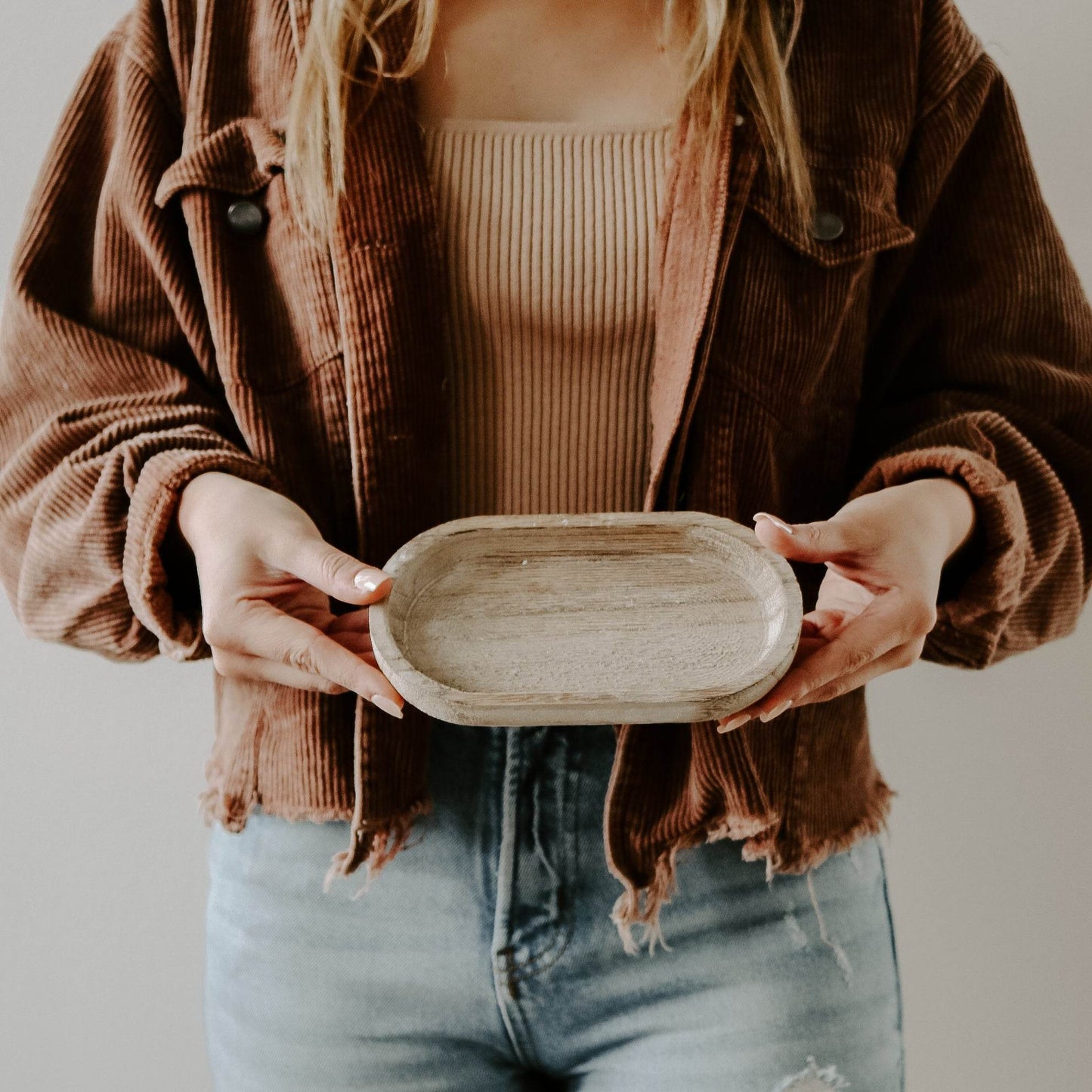 Rustic Wood Tray - My American Goods
