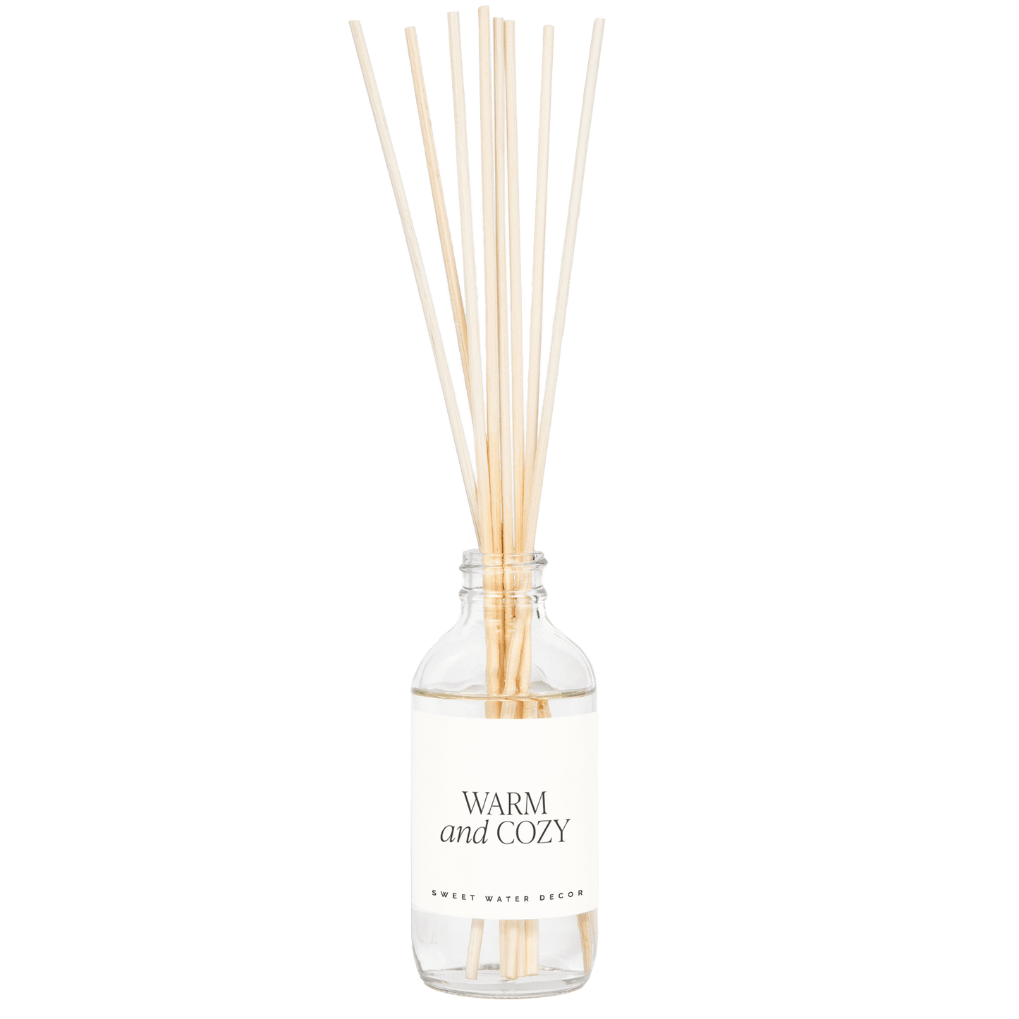 Warm and Cozy Clear Reed Diffuser - My American Goods