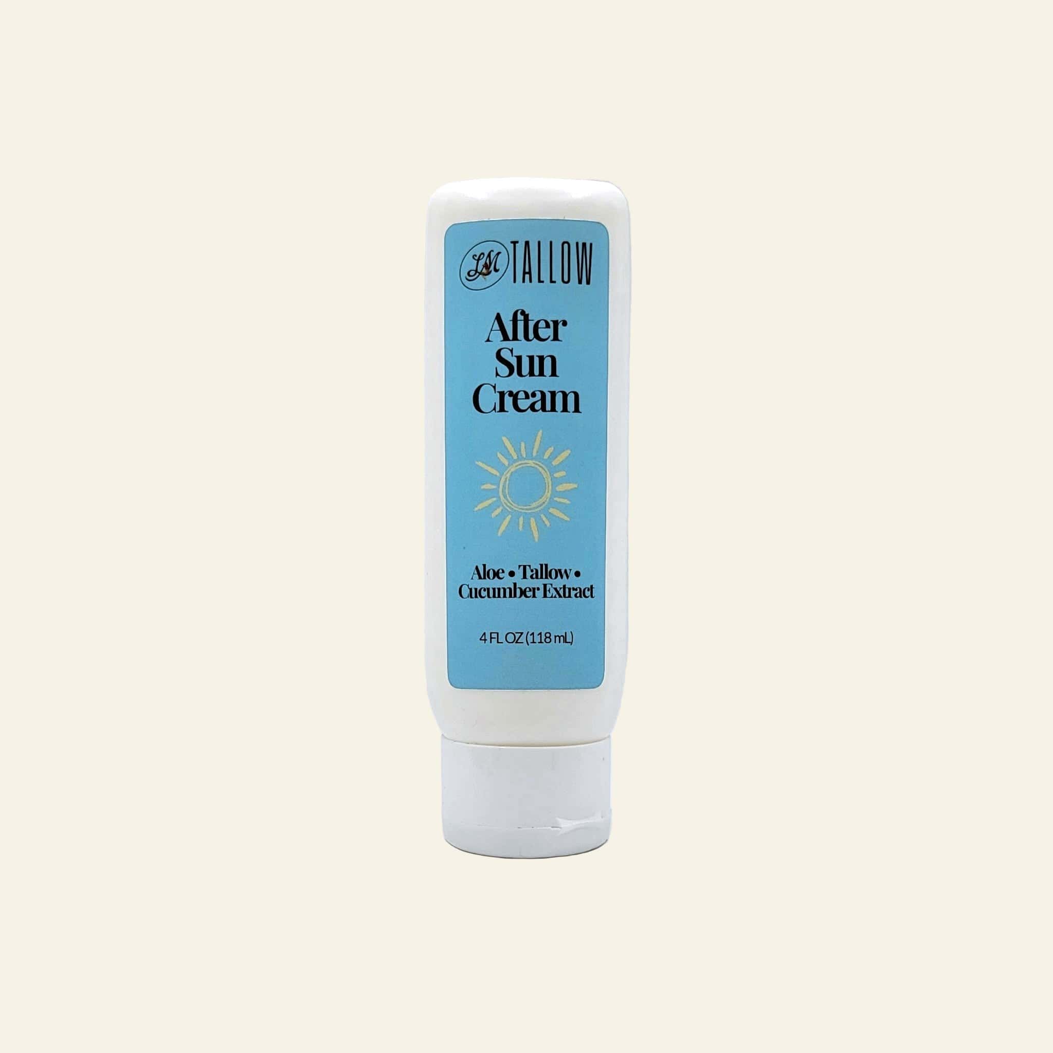 Tallow After Sun Cream | Nourishing Tallow Skincare | Natural Soothing Moisturizer - My American Goods