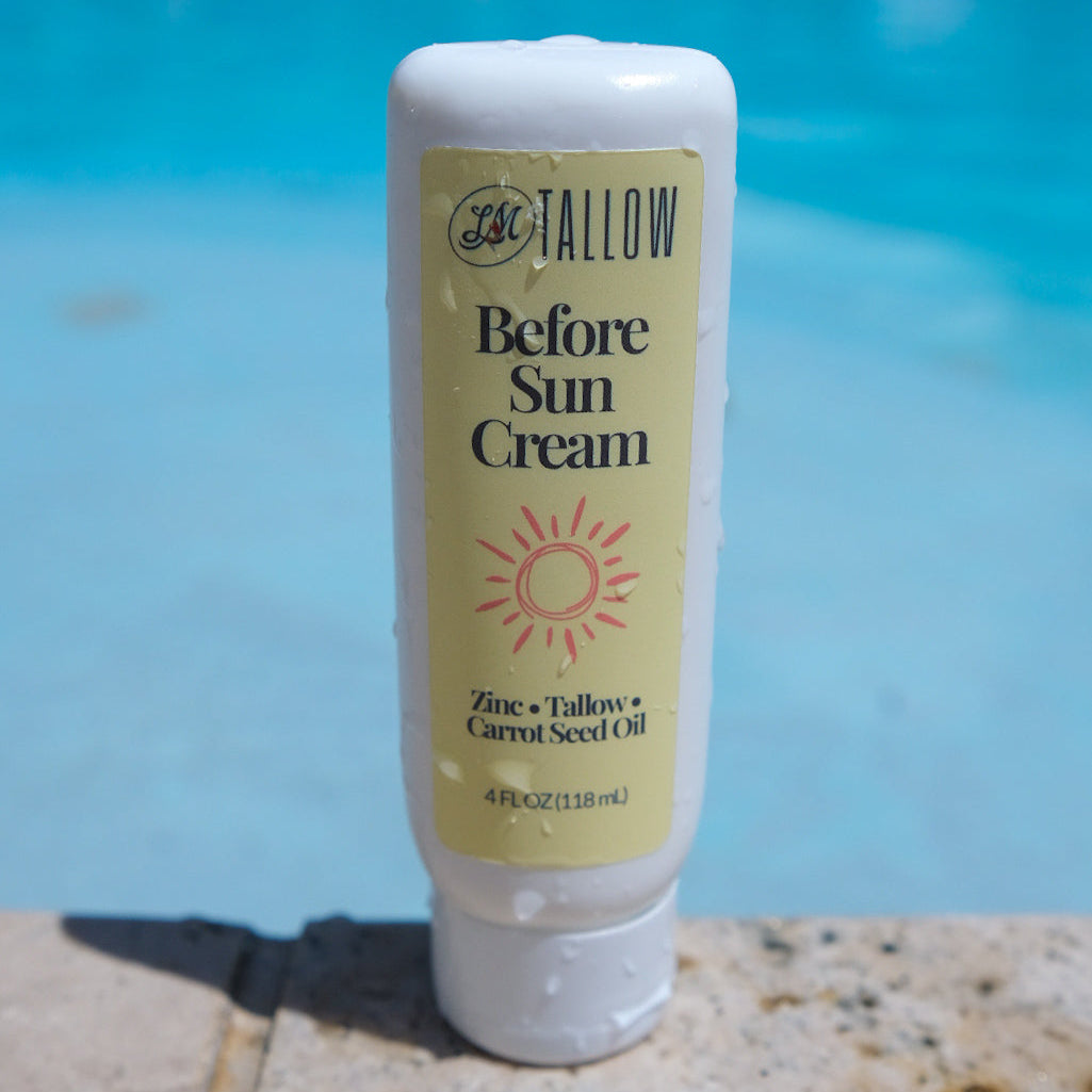 Tallow Before Sun Cream | Beef Tallow Non-Nano Zinc Oxide and Botanical Oils