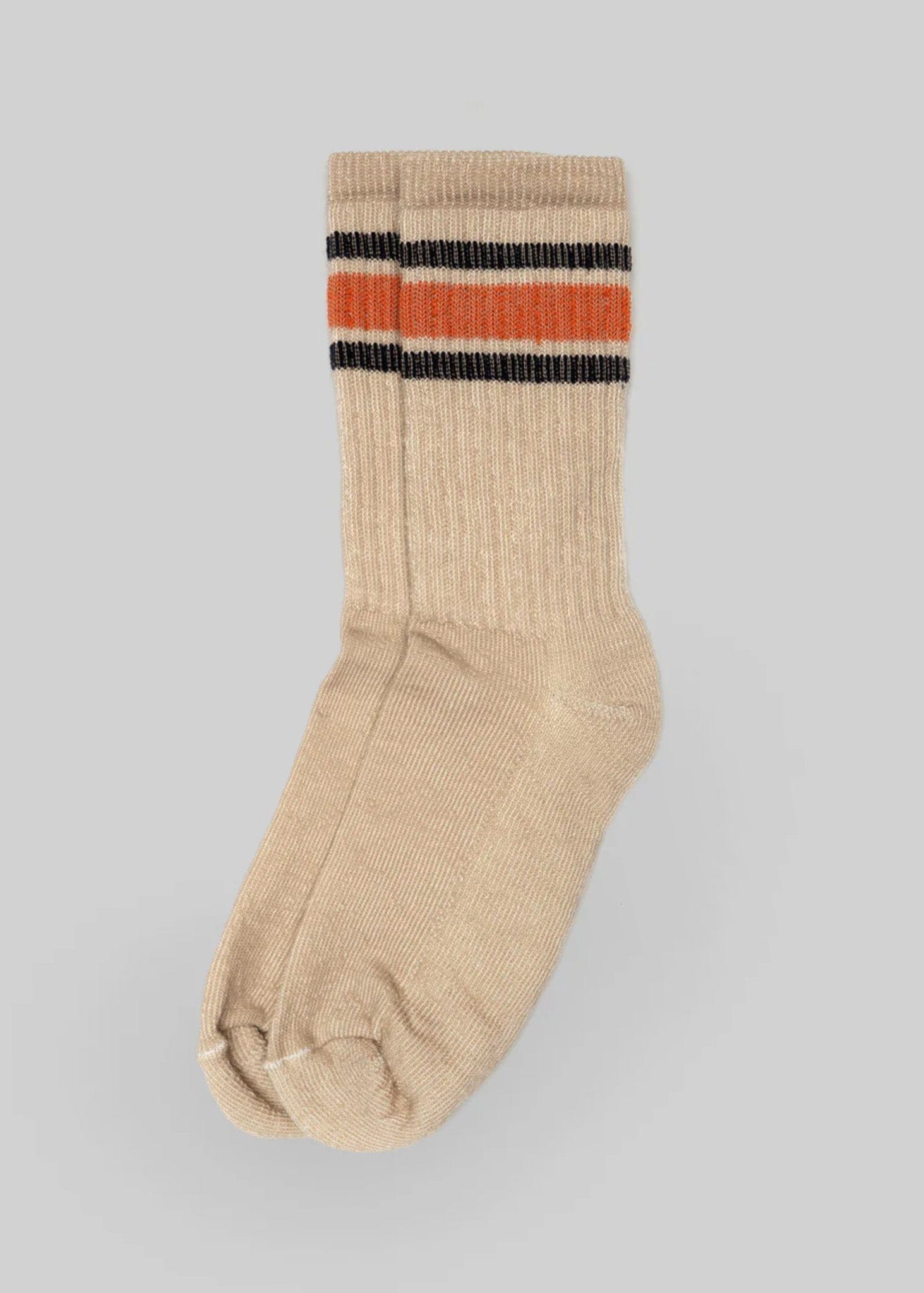 American Trench Socks tan / m Merino Activity Crew