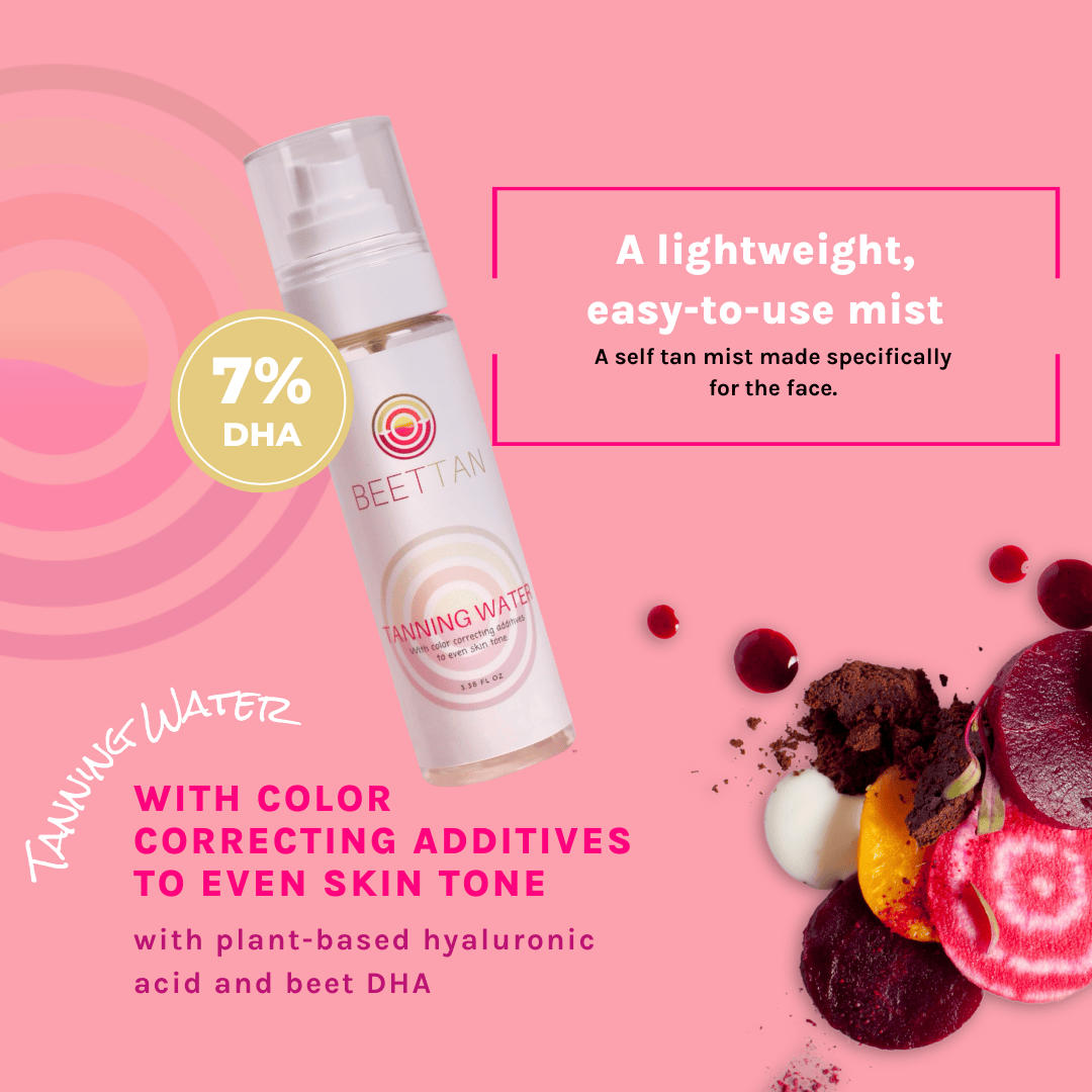 Tanning Water With Color Correcting Additives To Even Skin Tone - My American Goods