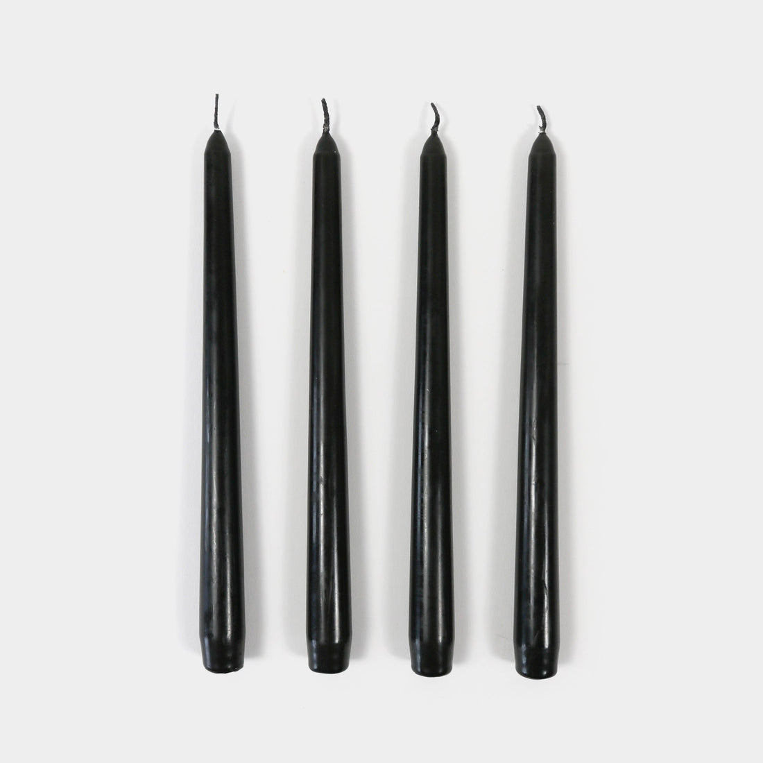 Taper Candles 4 Pack - Black - My American Goods