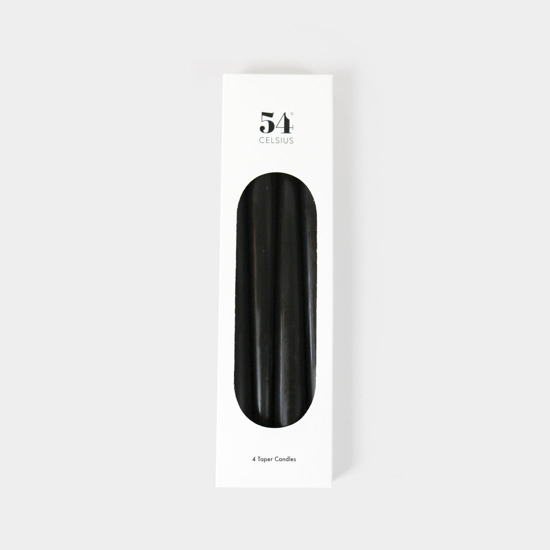 Taper Candles 4 Pack - Black - My American Goods