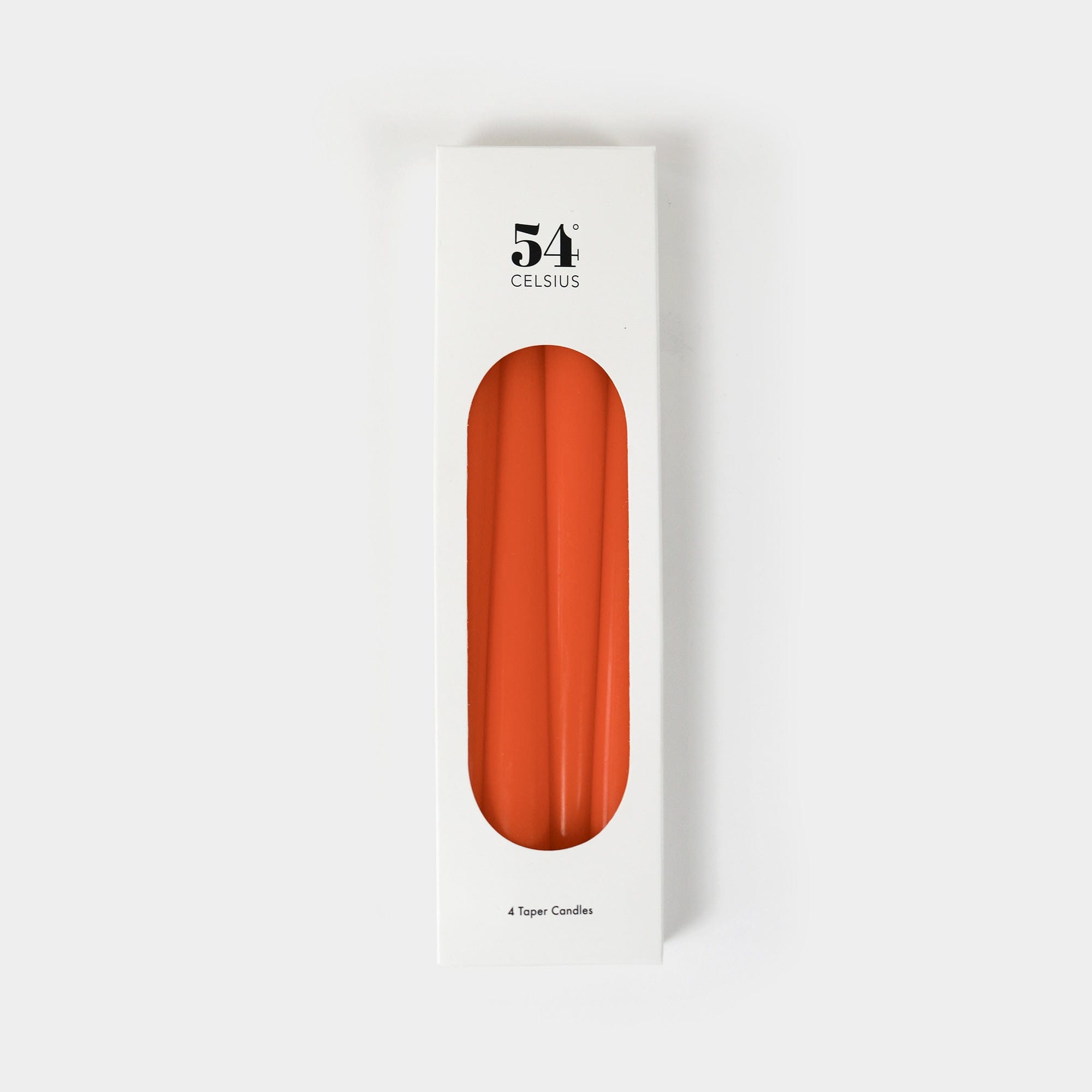 Taper Candles 4 Pack - Orange - My American Goods