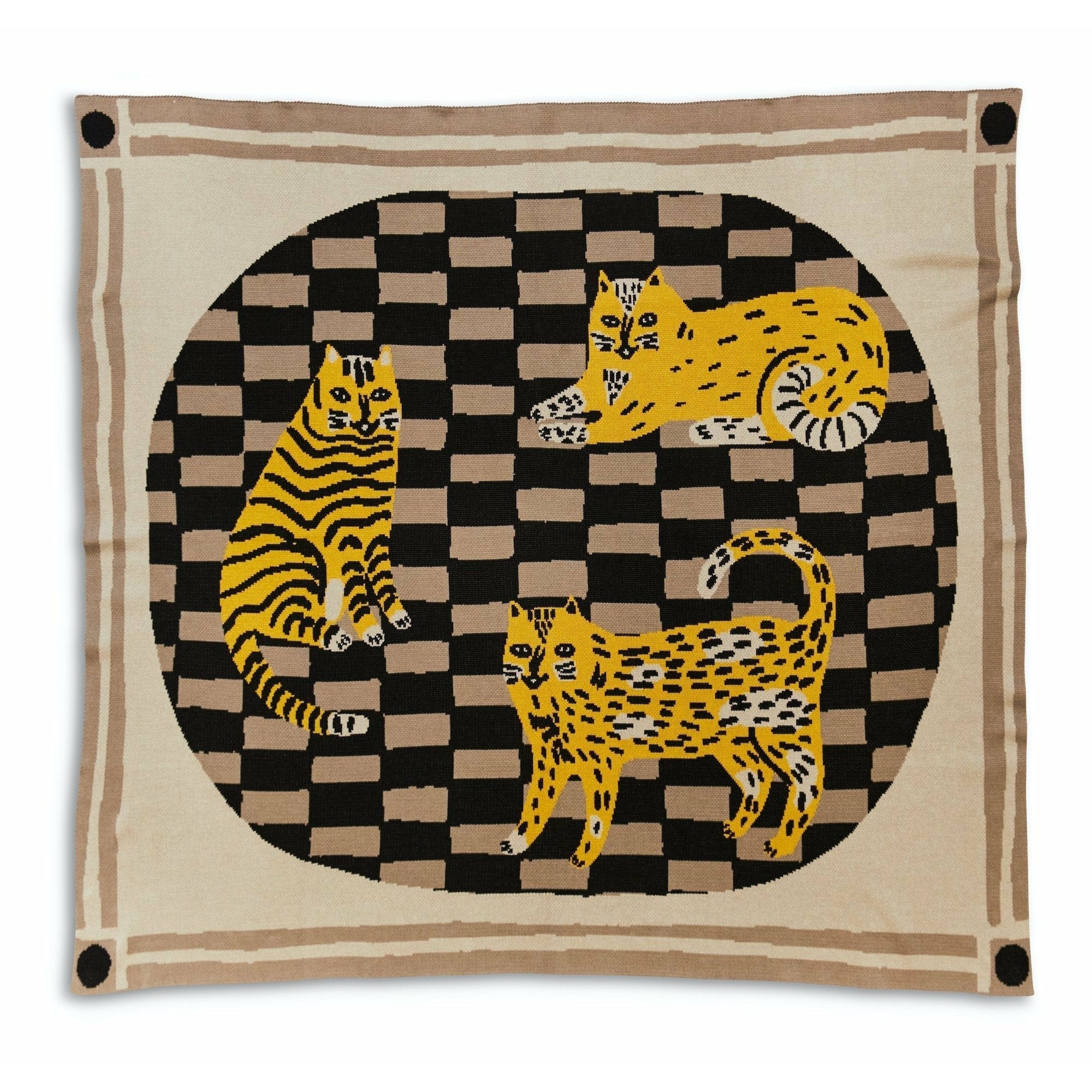 Biquette Throw Blanket Leopard&