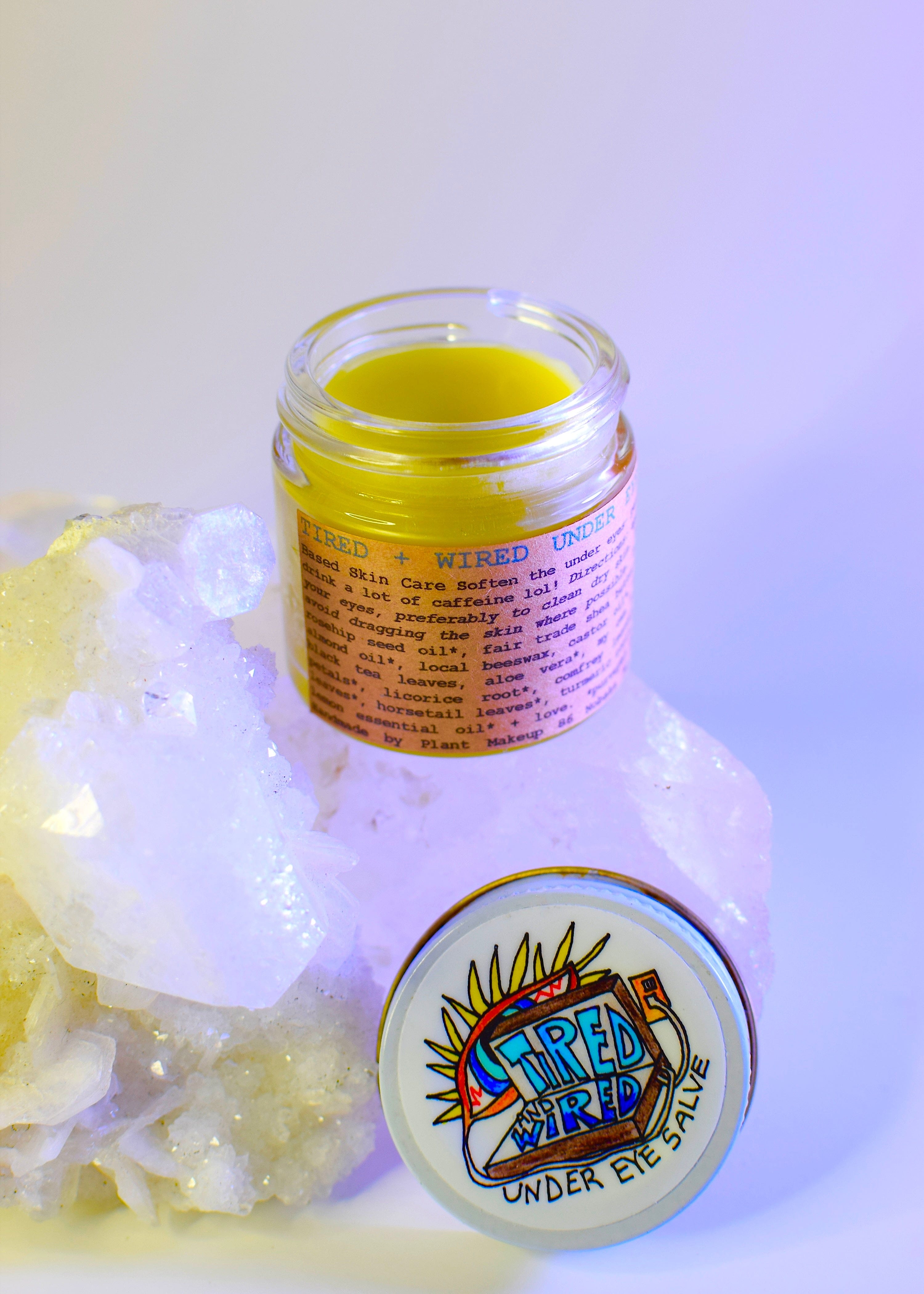 plant makeup Tired + Wired Under Eye Salve