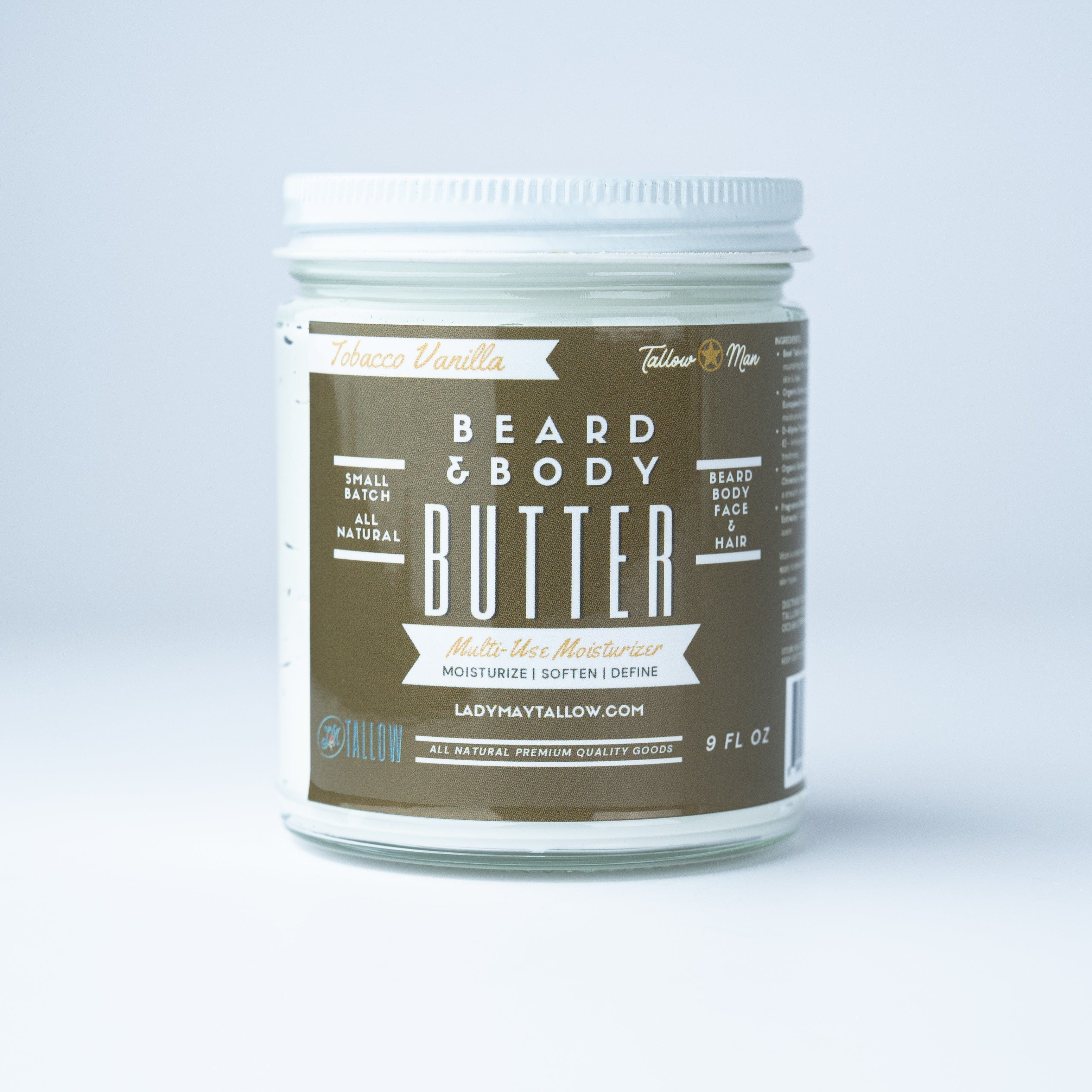 Tallow Man Men’s Beard Butter Trio Gift Box | 100% Natural Tallow - My American Goods