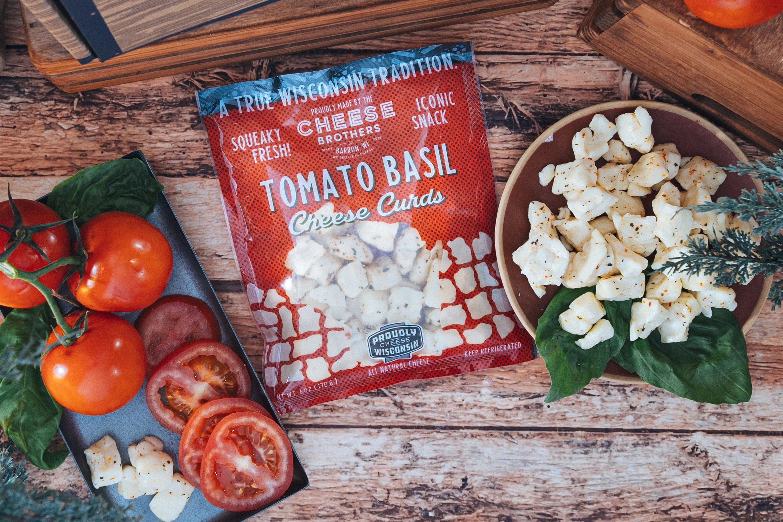 Cheese Brothers, Inc. Cheese Curds Tomato Basil Cheese Curds *Ships Fresh Daily*