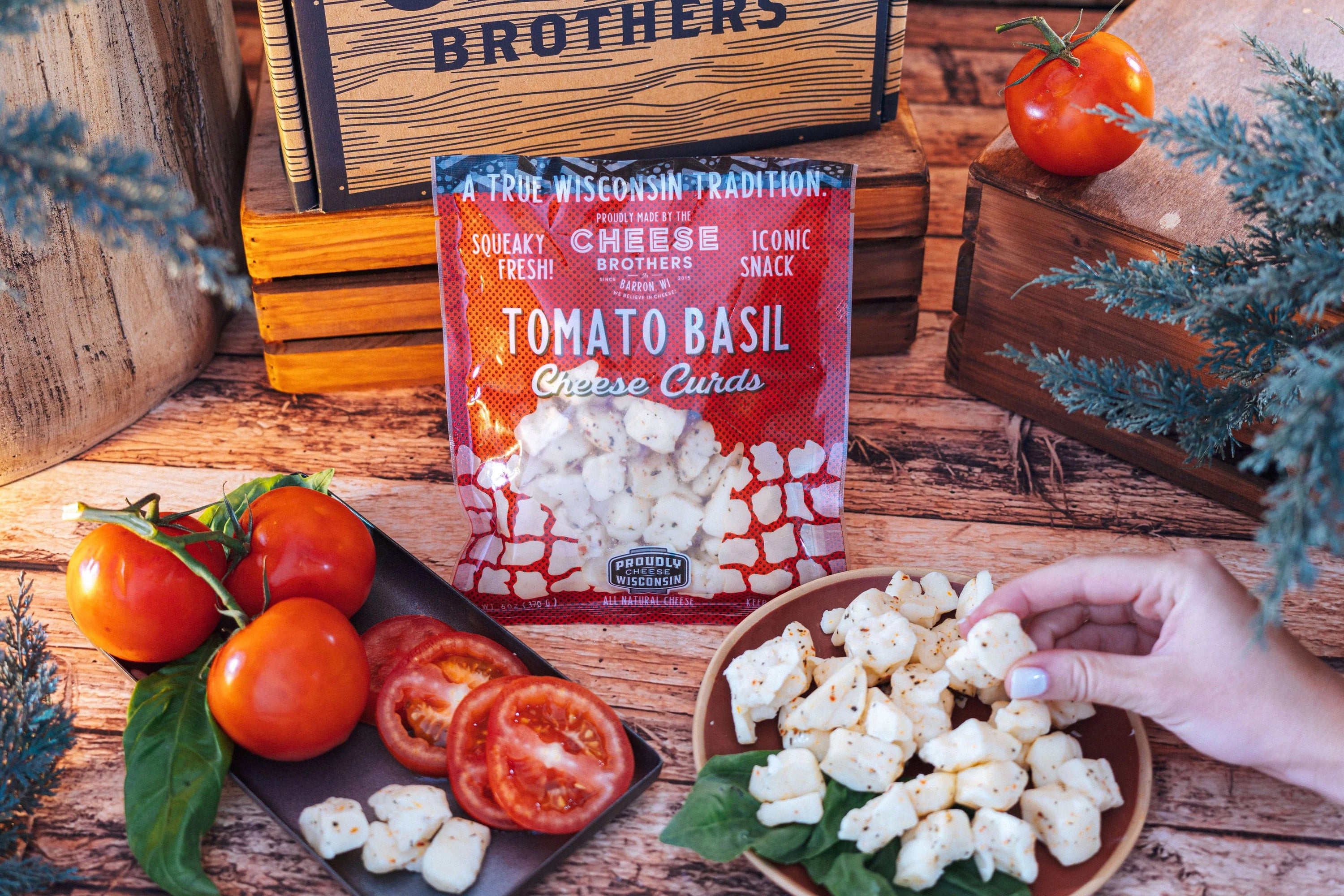 Cheese Brothers, Inc. Cheese Curds Tomato Basil Cheese Curds *Ships Fresh Daily*