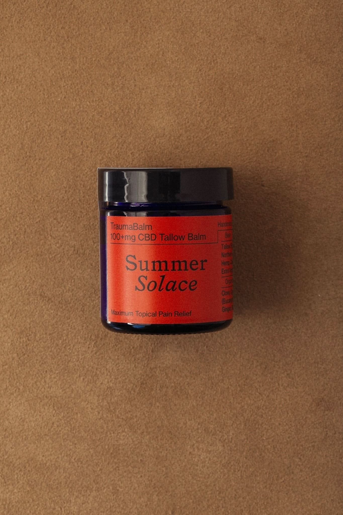 Summer Solace Tallow Tallow Balm TraumaBalm – Warming Muscle Rub | Capsicum & Thai Ginger