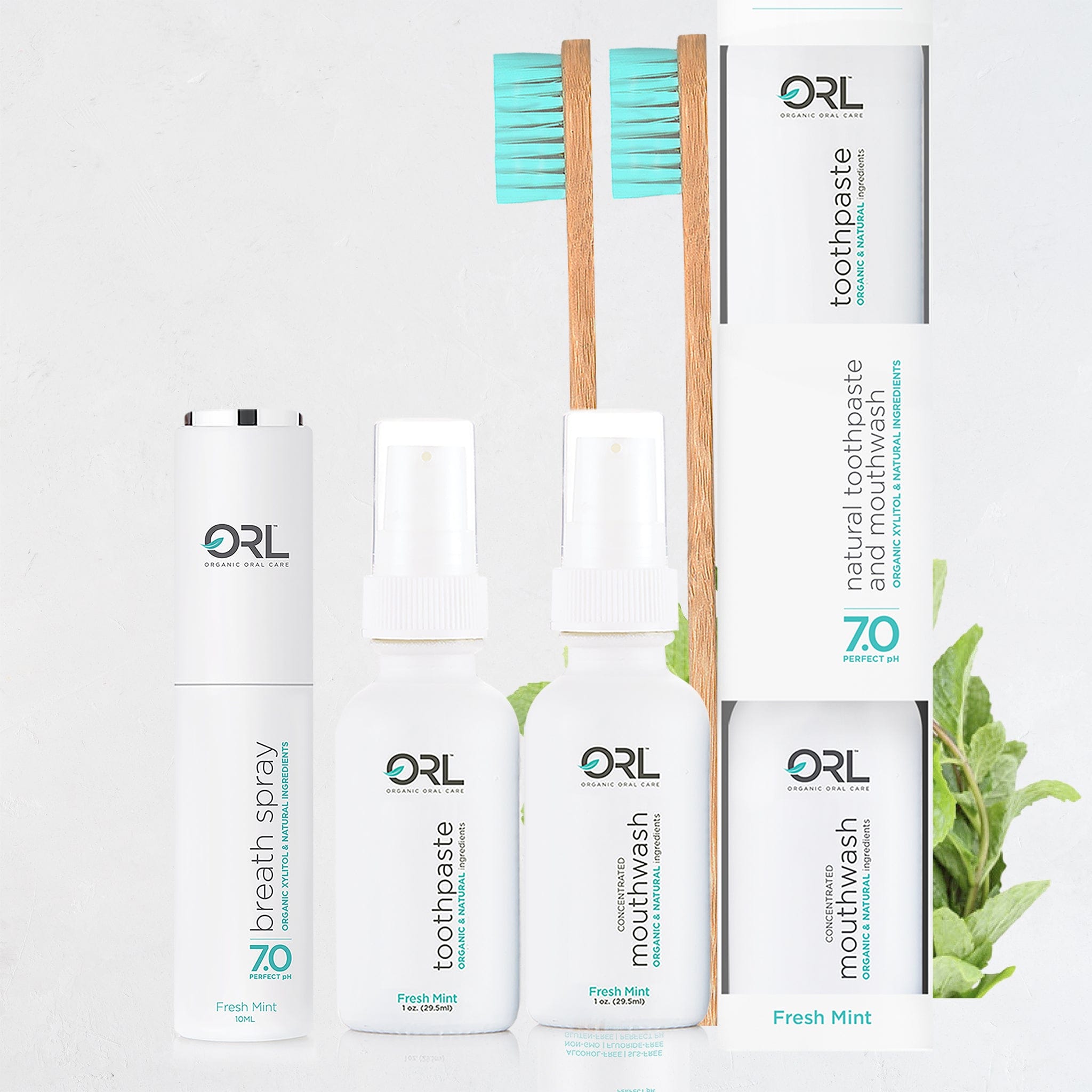 ORL Oral Care Fresh Mint Travel Collection