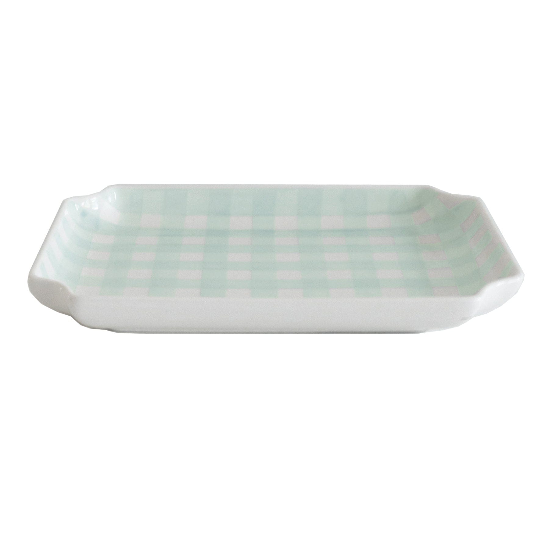 Ruby Clay Company Tray Small / Sea Glass Gingham Trays