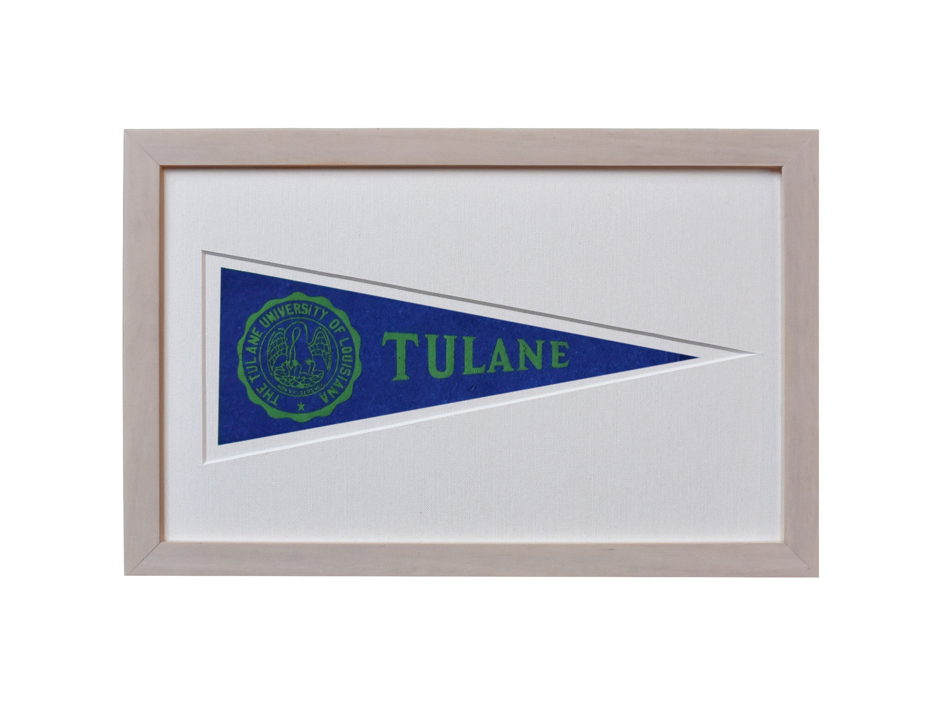 Vintage Tulane University Hormel Pennant