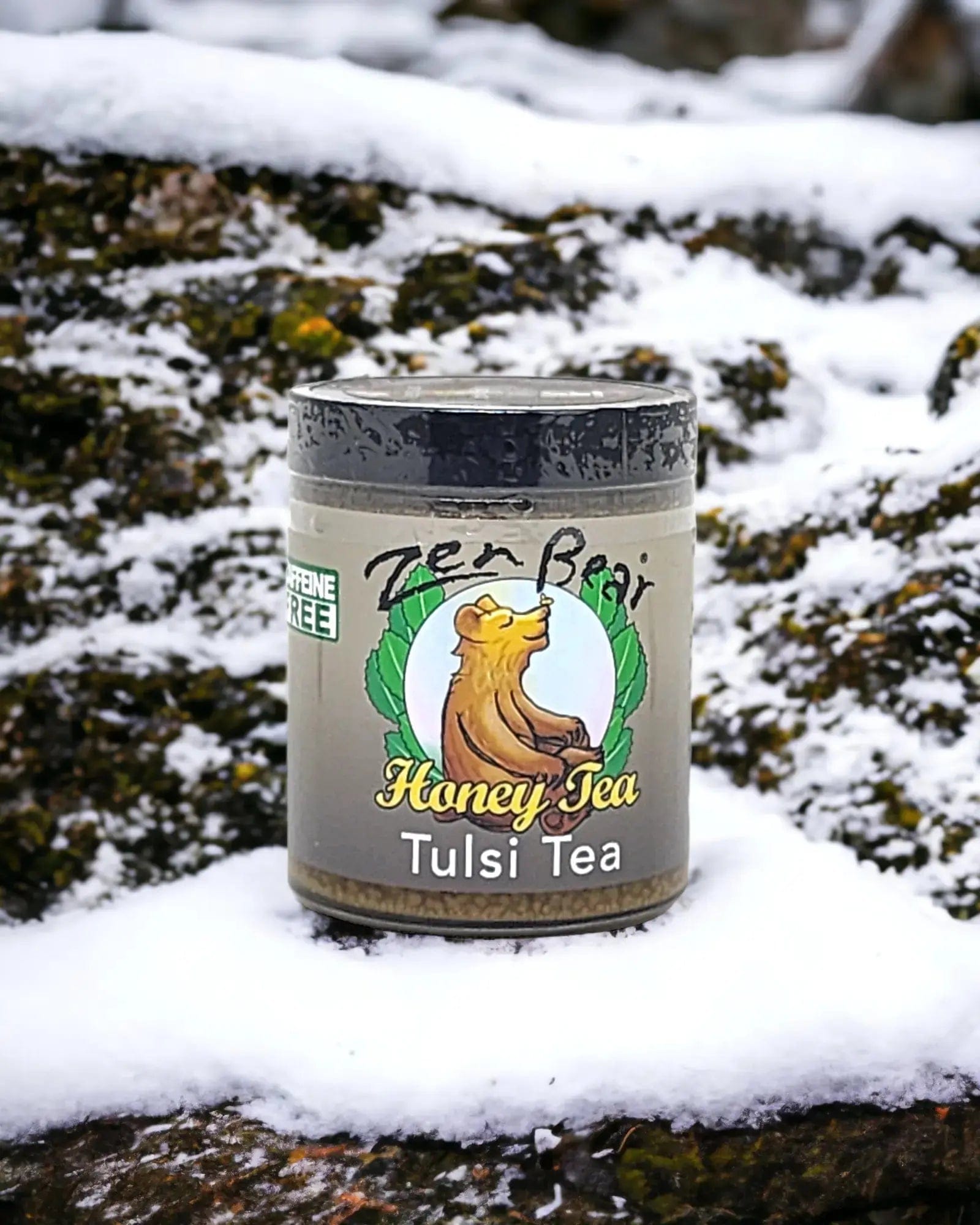 Zenbear Honey Tea simple Tulsi Honey Tea – Organic Holy Basil Blend for Stress Relief & Balance (10 oz)