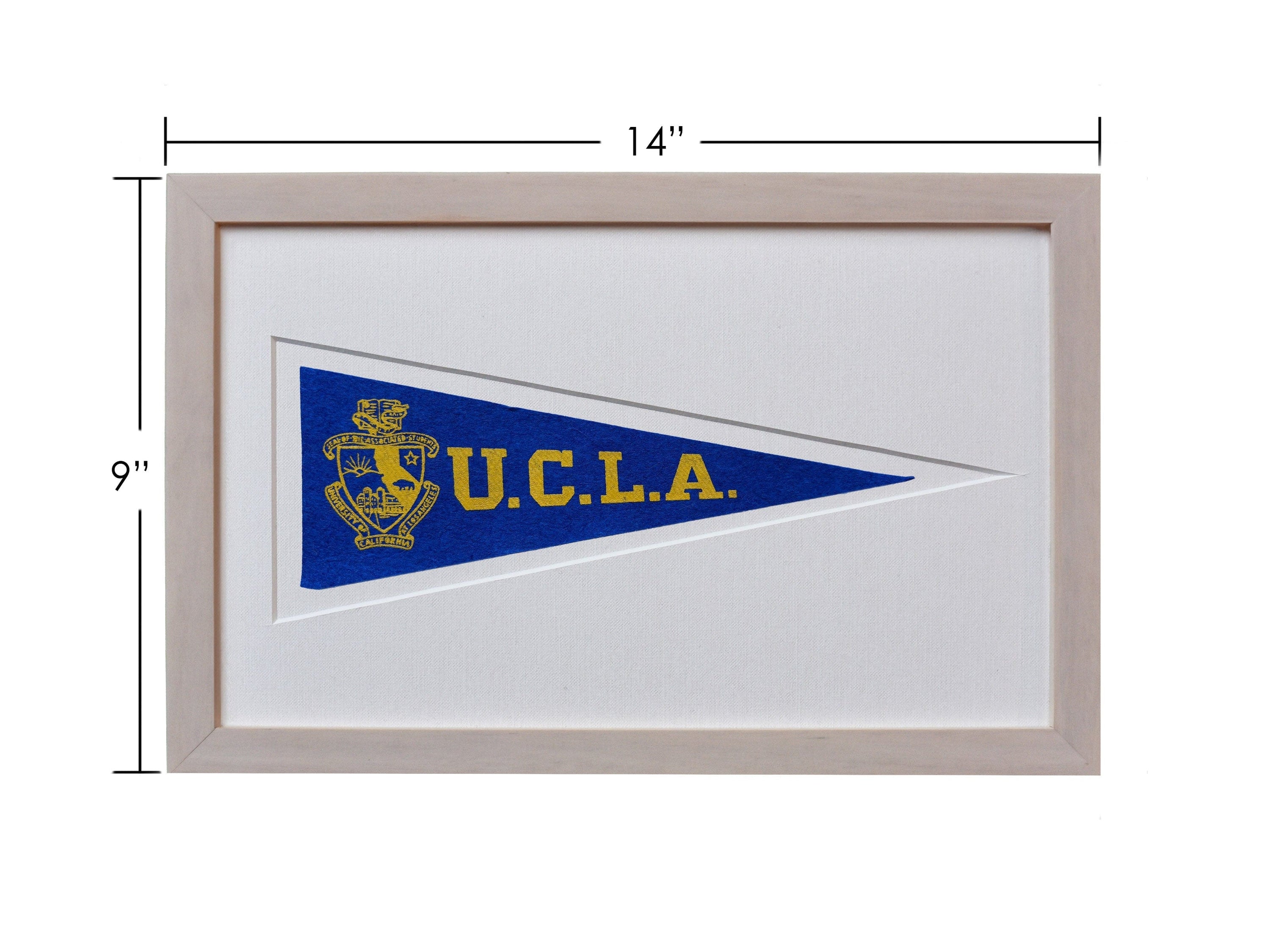 Americana Memories Vintage University of California Los Angeles (UCLA) Hormel Pennant